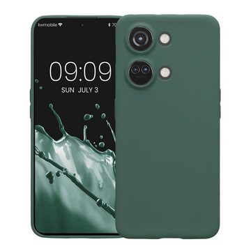 kwmobile Handyhülle Hülle für OnePlus Nord 3 5G, Backcover Silikon - Soft Handyhülle - Handy Case in Tannengrün