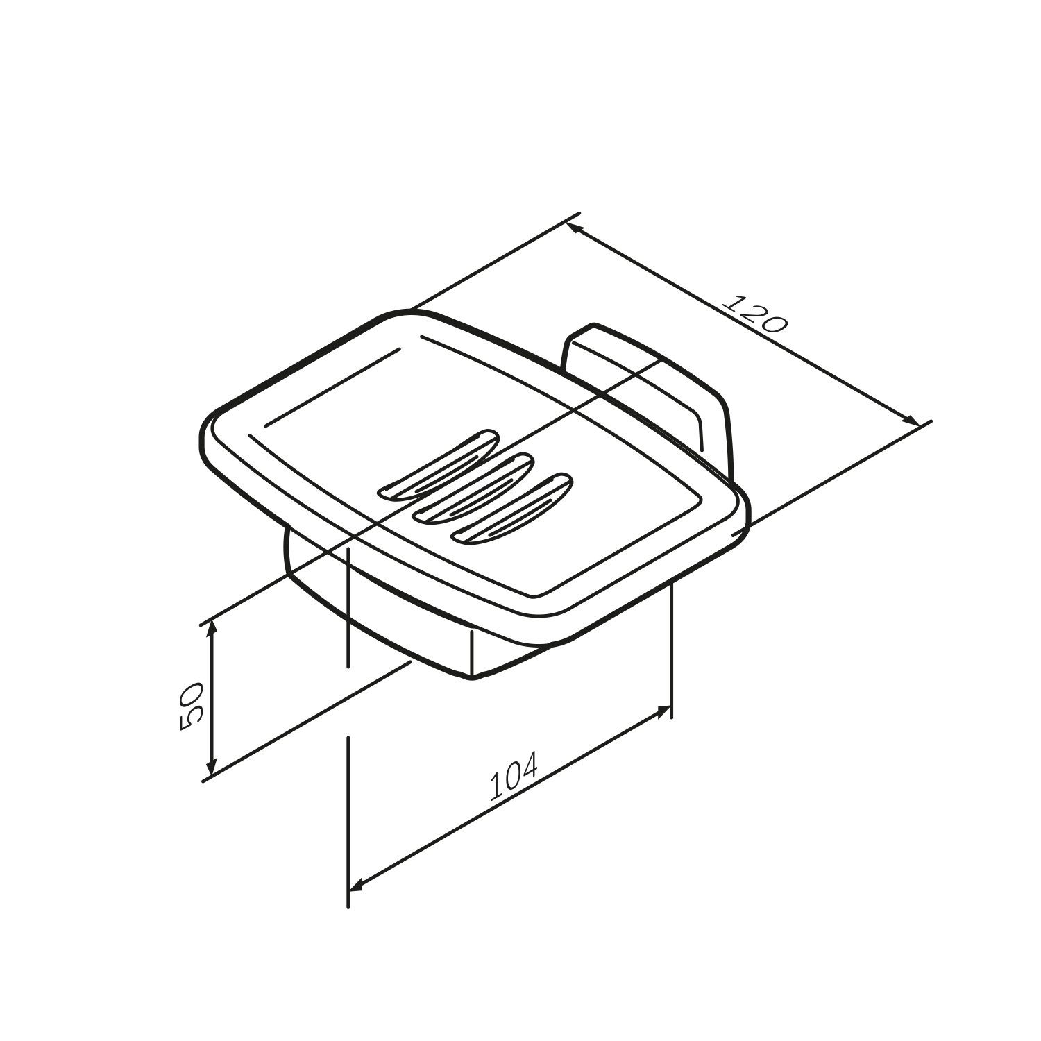 Seifenschale satiniertem aus und ästhetischem Glas Design, mit Glas AM.PM Gem aus Schwarz Edelstahl mit Wandhalterung Seifenhalter