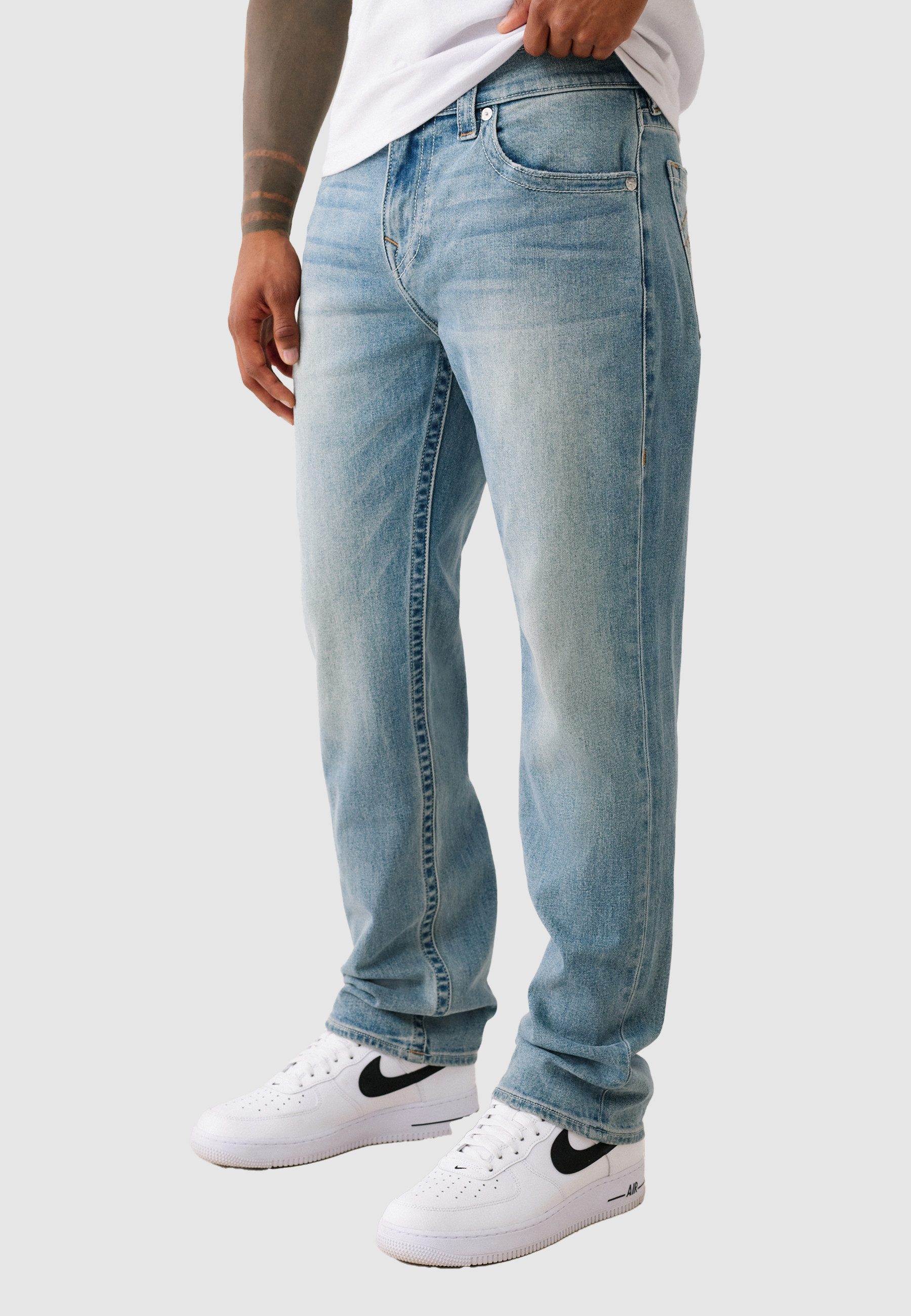 True Religion Tapered-fit-Jeans GENO SN NO FLAP 32 IN Baumwollmischung, relaxed fit