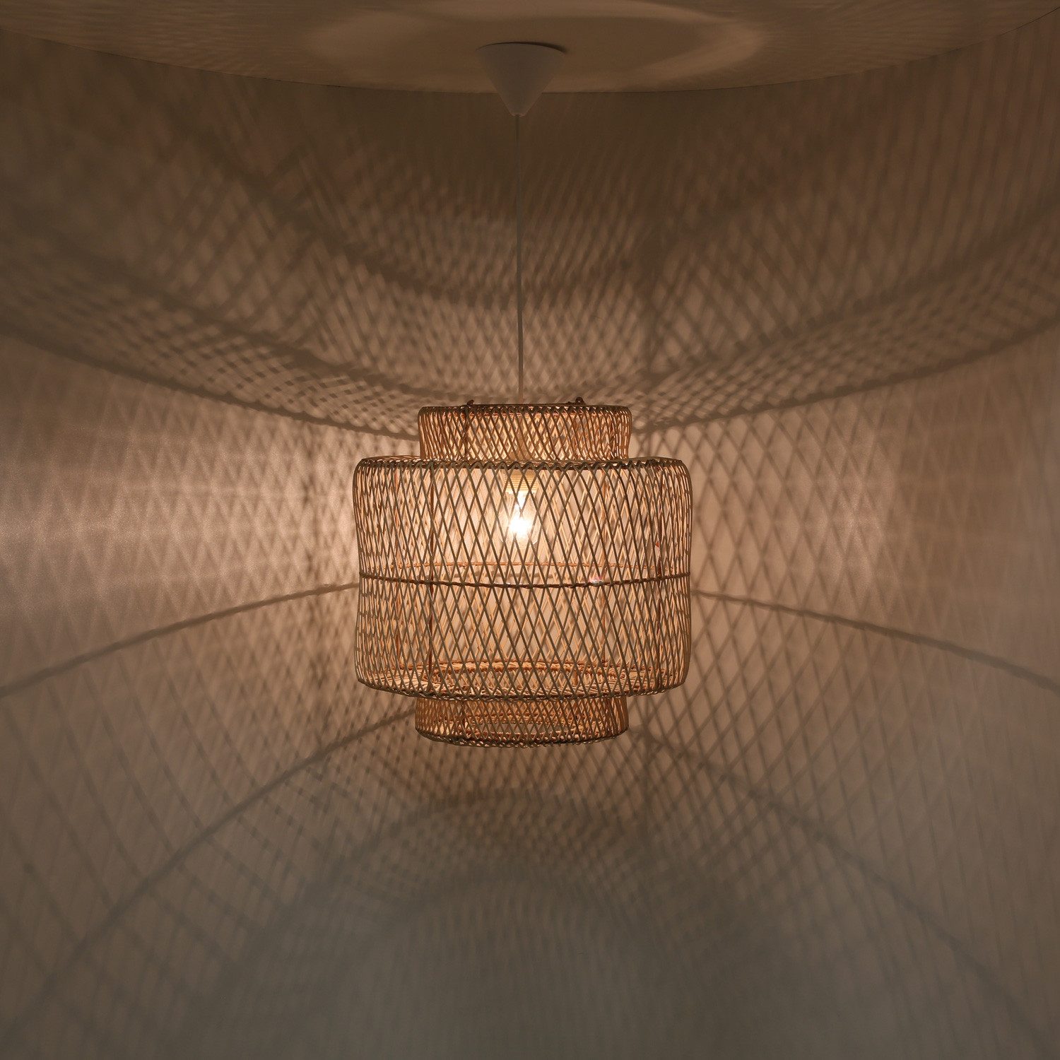 Casa Moro Pendelleuchte Rattan Pendelleuchte Lampe, günstig online kaufen