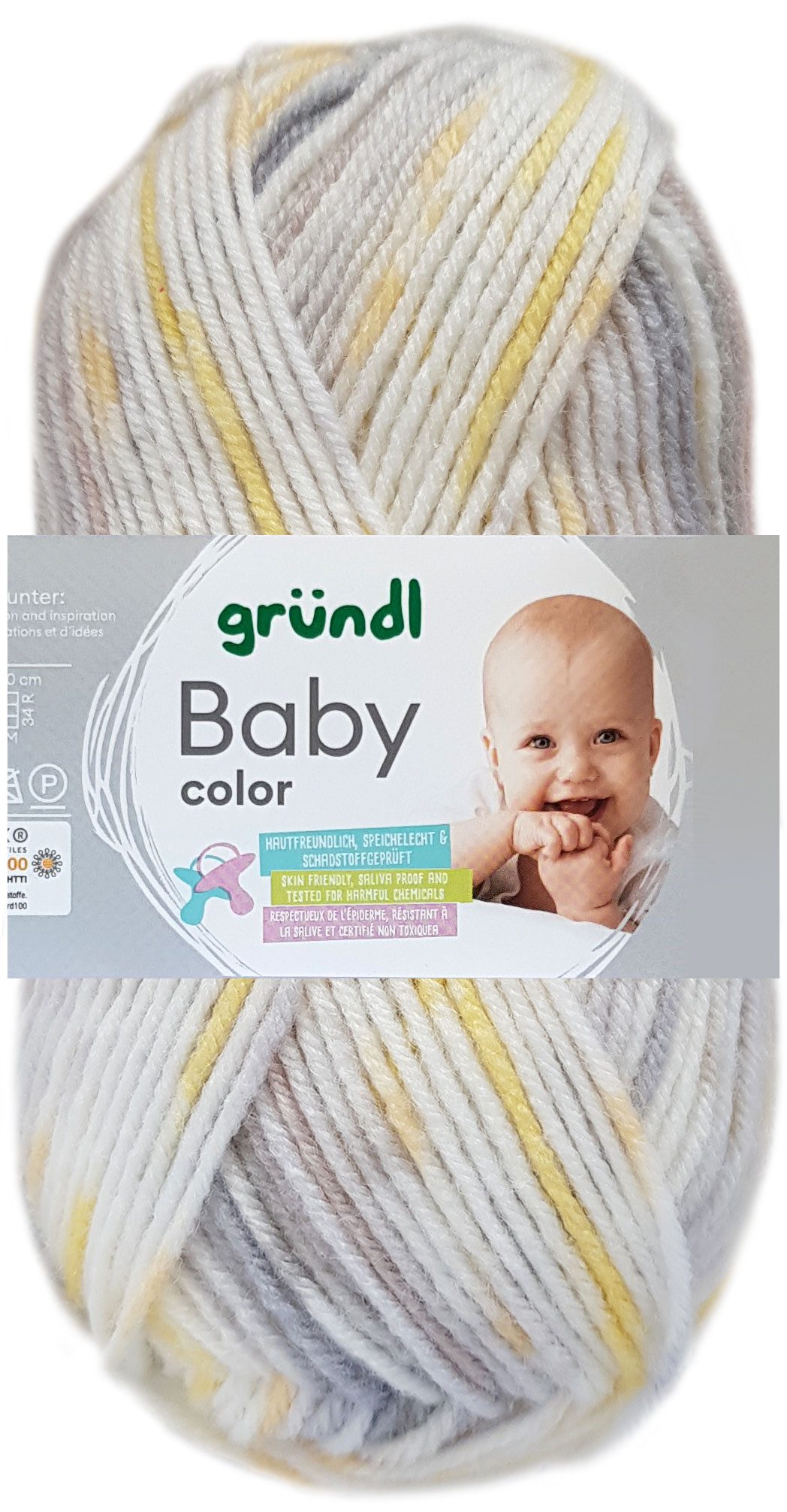 Gründl 50 Gramm Gründl Baby Color Bastelgarn