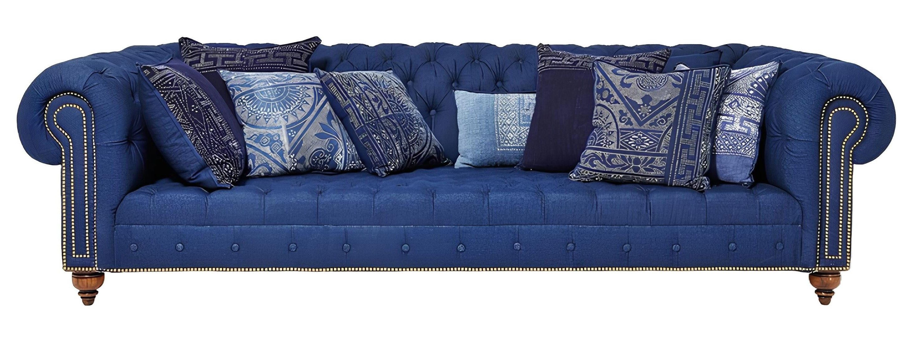 Xlmoebel 3-Sitzer Chesterfield Sofa in klassischem Design mit hochwertiger Polsterung, Hergestellt in Europa