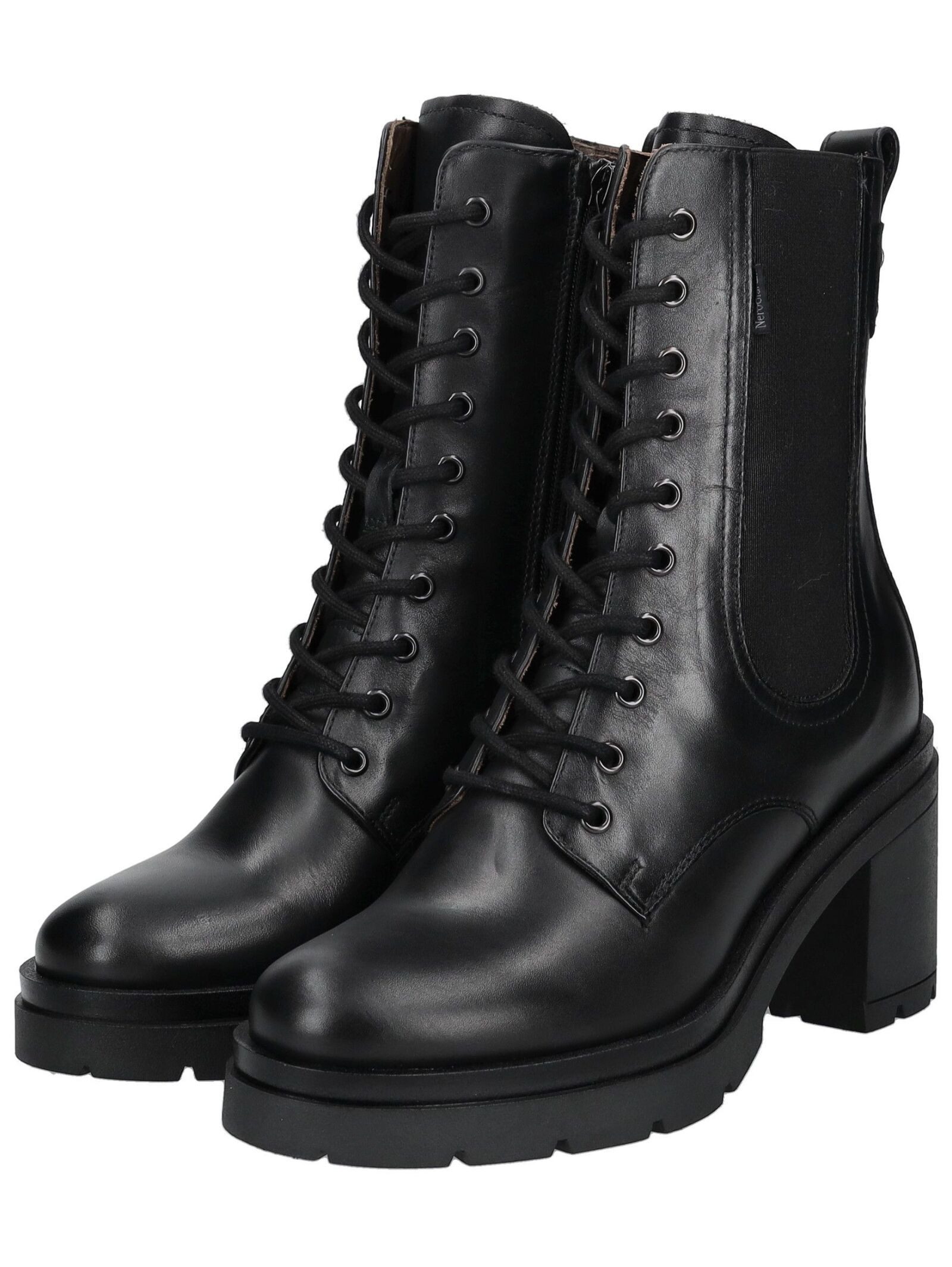 Nero Giardini Nero Giardini Stiefelette Leder/Textil High-Heel-Stiefelette