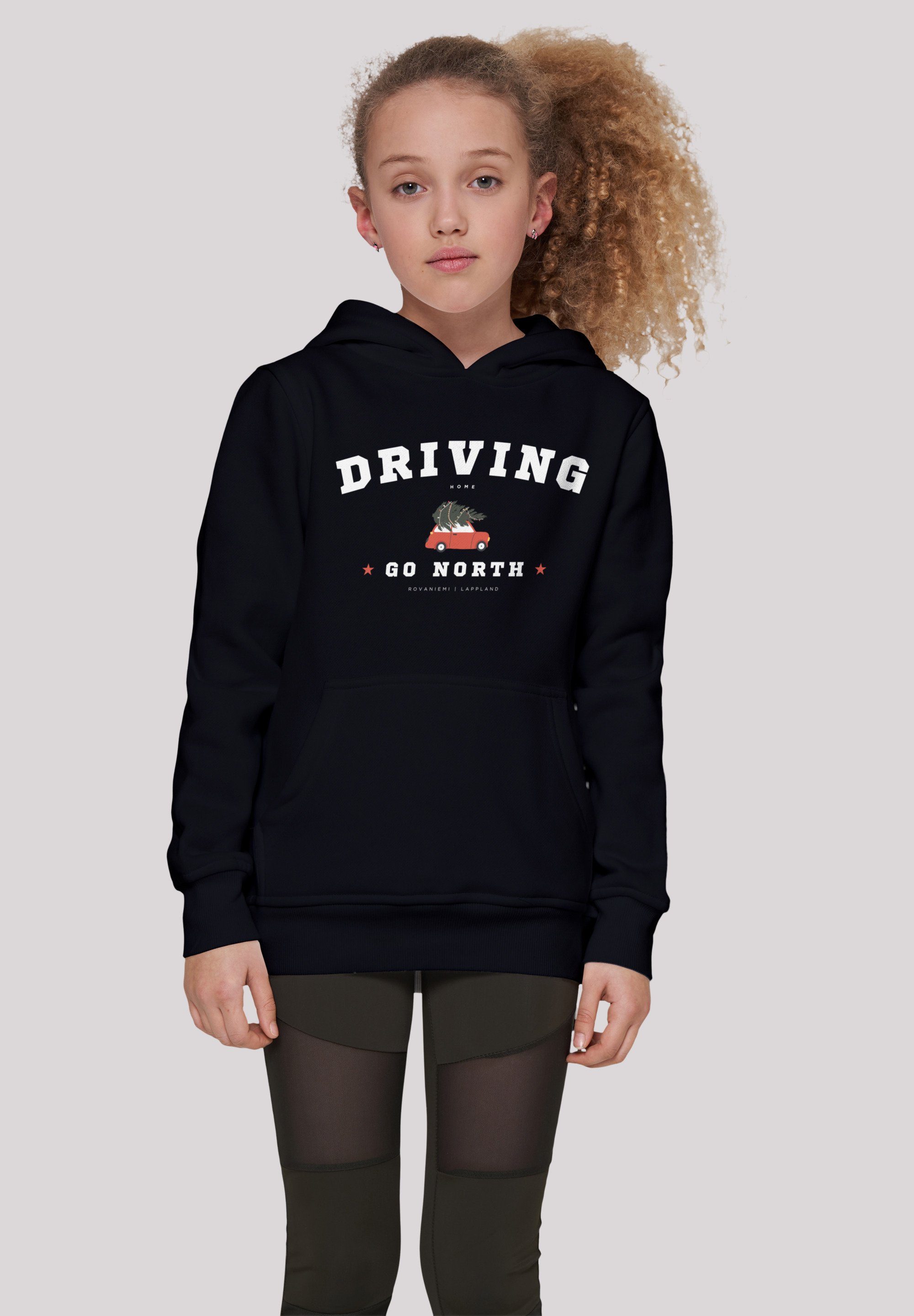 F4NT4STIC Kapuzenpullover Driving Home Weihnachten Weihnachten, Geschenk,  Logo, Klassische Rippbündchen an Ärmeln und Saum