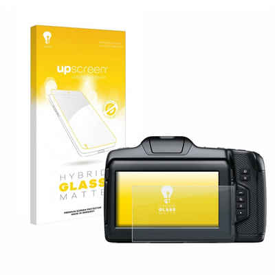 upscreen flexible Panzerglasfolie für Blackmagic Pocket Cinema Camera 6K G2, Displayschutzglas, Schutzglas Glasfolie matt entspiegelt