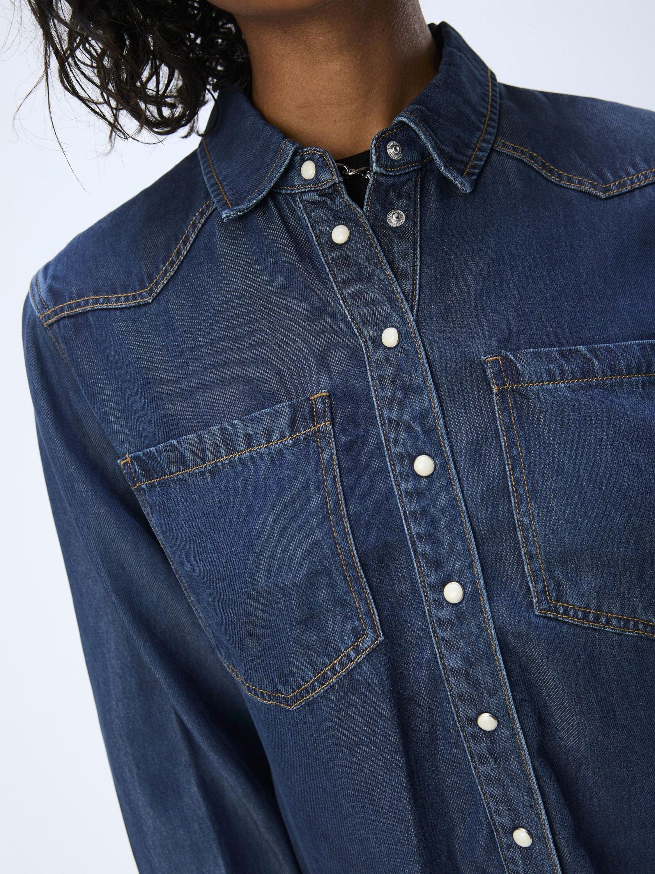 Object Langarmbluse Frame (1-tlg) Plain/ohne Details