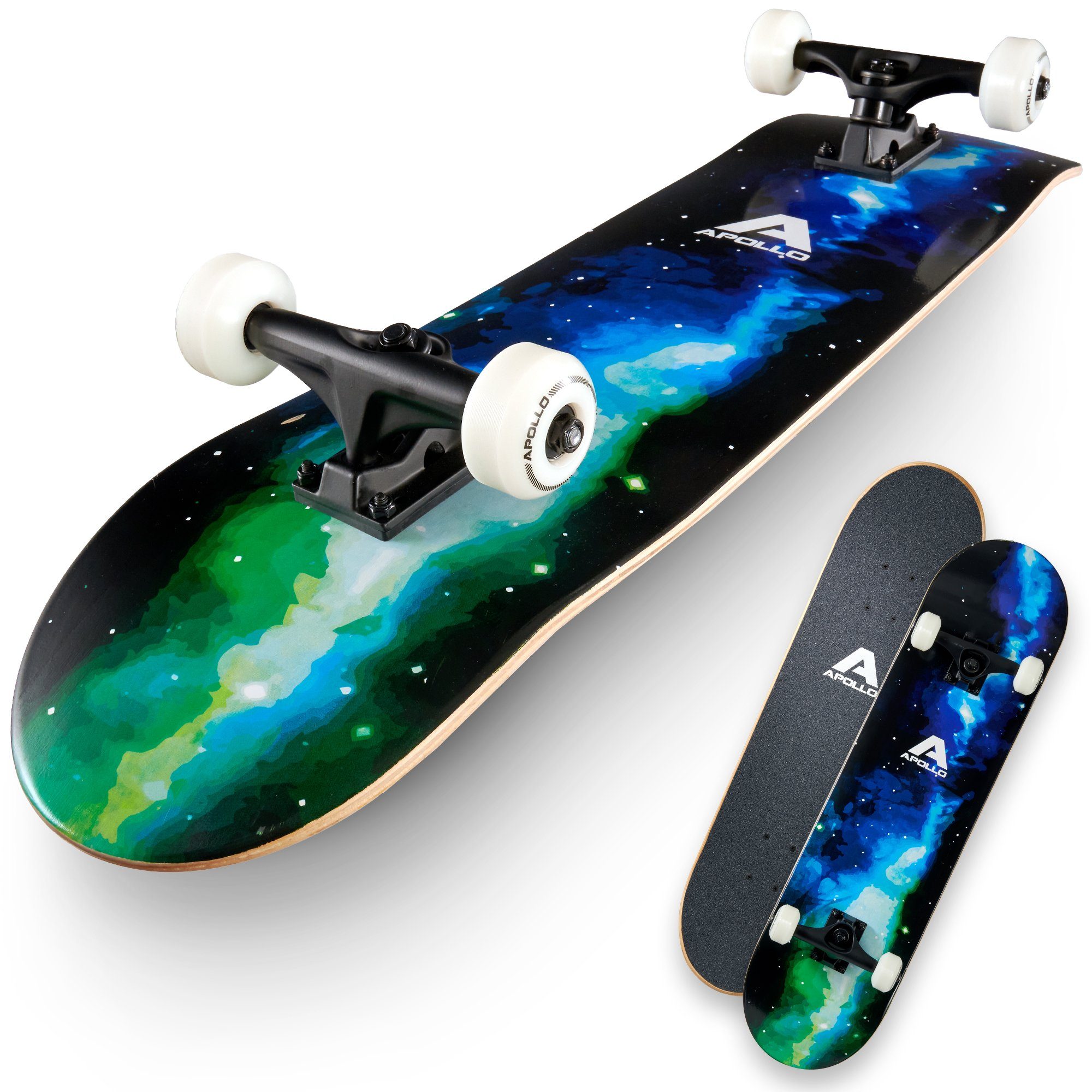 Apollo Skateboard Skateboard Kinder und Erwachsene Galaxy Board, Kinder  Skateboard ab 6 Jahre