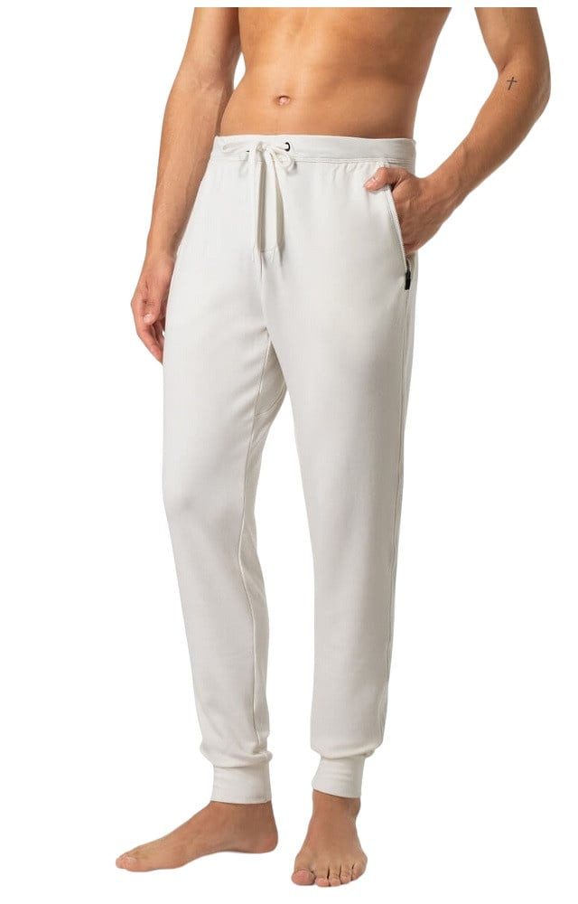 SUPER.NATURAL Sweatpants Freizeithose Everyday (Merino-Mix) lang weiss Herren