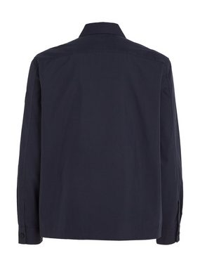 Calvin Klein Langarmhemd COTTON NYLON OVERSHIRT mit aufgesetzten Brusttaschen