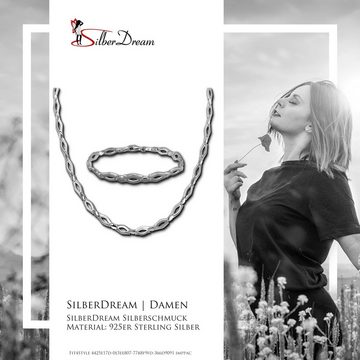 SilberDream Schmuckset SilberDream Outline Collier & Armband (Schmuckset, 2-tlg., Schmucksets), Damen Schmucksets aus 925 Sterling Silber, Farbe: silber