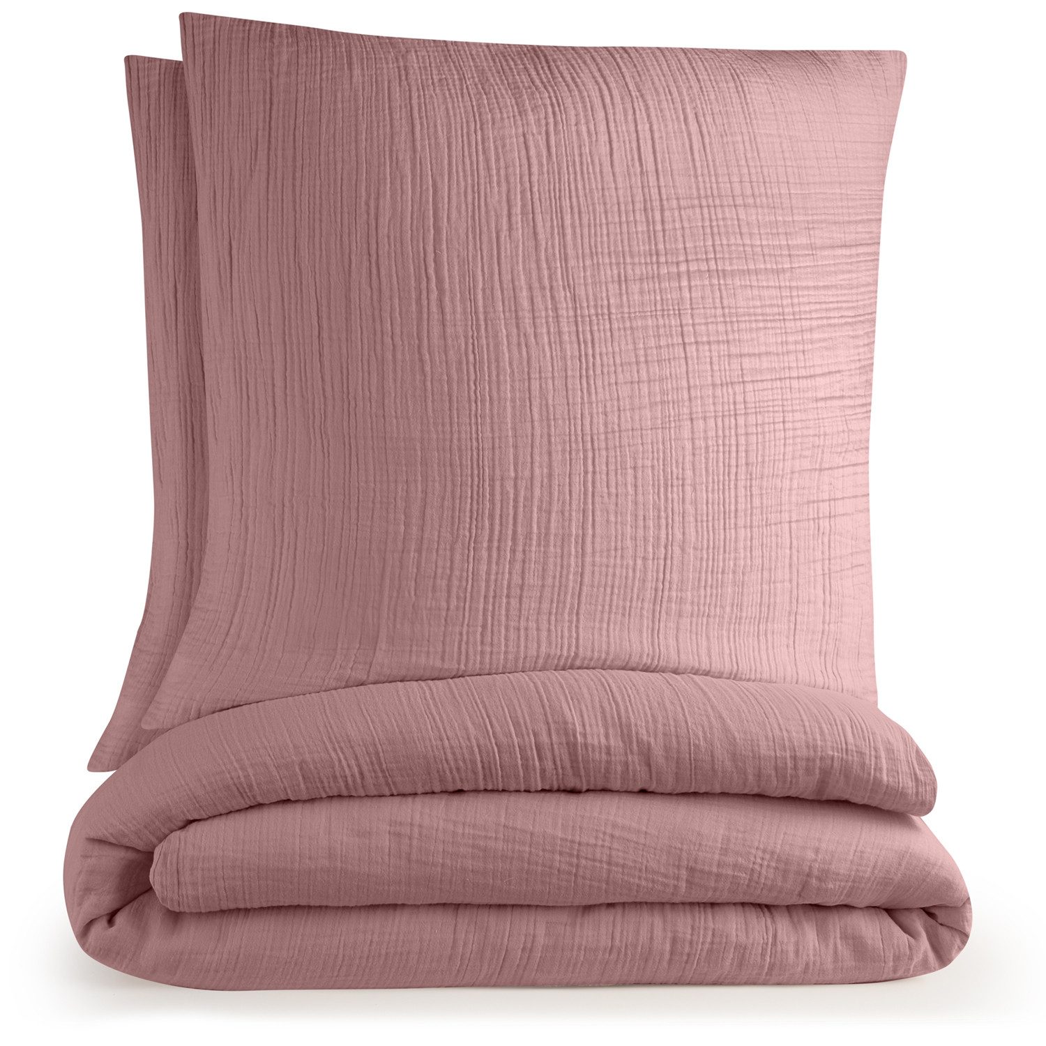 Blumtal Bettwäsche Musselin 100% Baumwolle im Set, Kopfkissenbezug & Decken günstig online kaufen