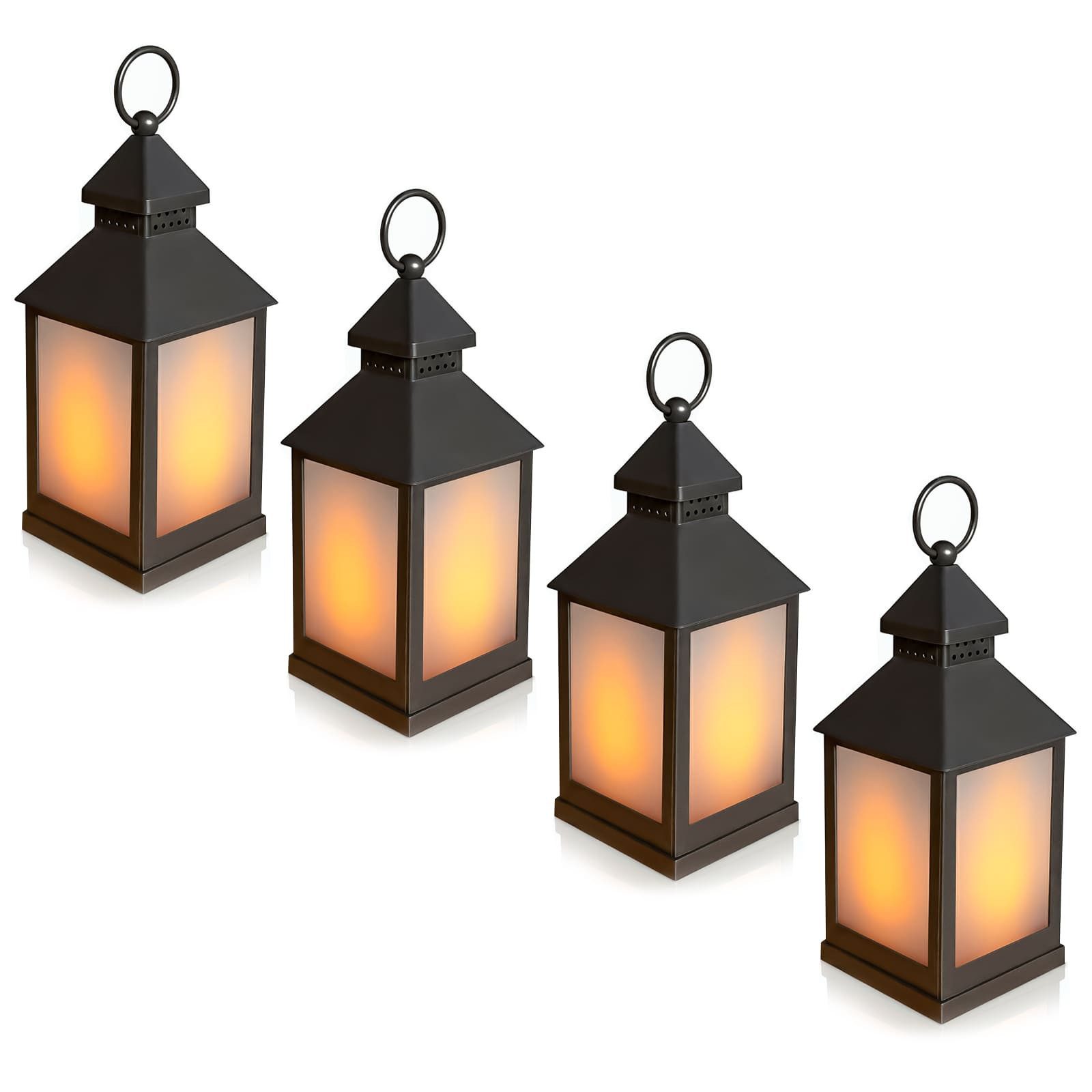 EAXUS LED Laterne Sturmlaterne mit Flammeneffekt Kerze - Wohnzimmer & Garte günstig online kaufen