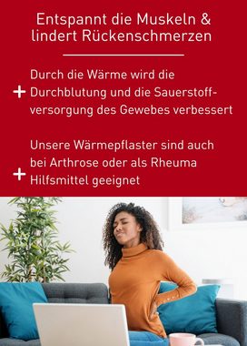 N1 Healthcare Wärmepflaster für den Rücken (4 St), 8 Stunden wohltuende Wärme