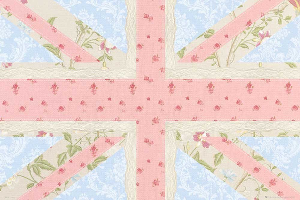 Poster Union Jack - Poster - Rosa + Zusatzartikel