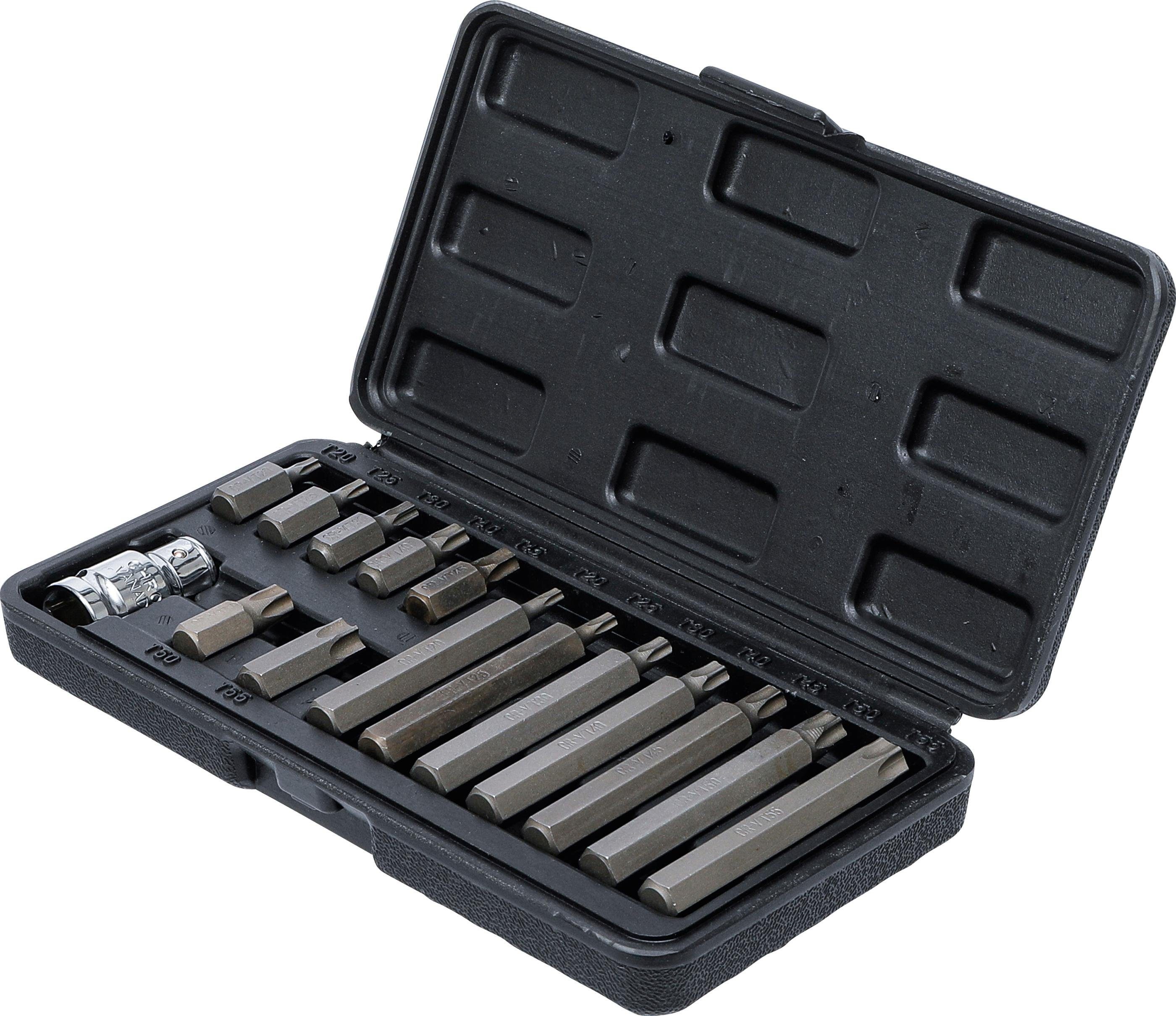 Bit-Satz, (3/8), (für 10 15-tlg. technic mm BGS Antrieb Bit-Set Außensechskant T-Profil Torx),