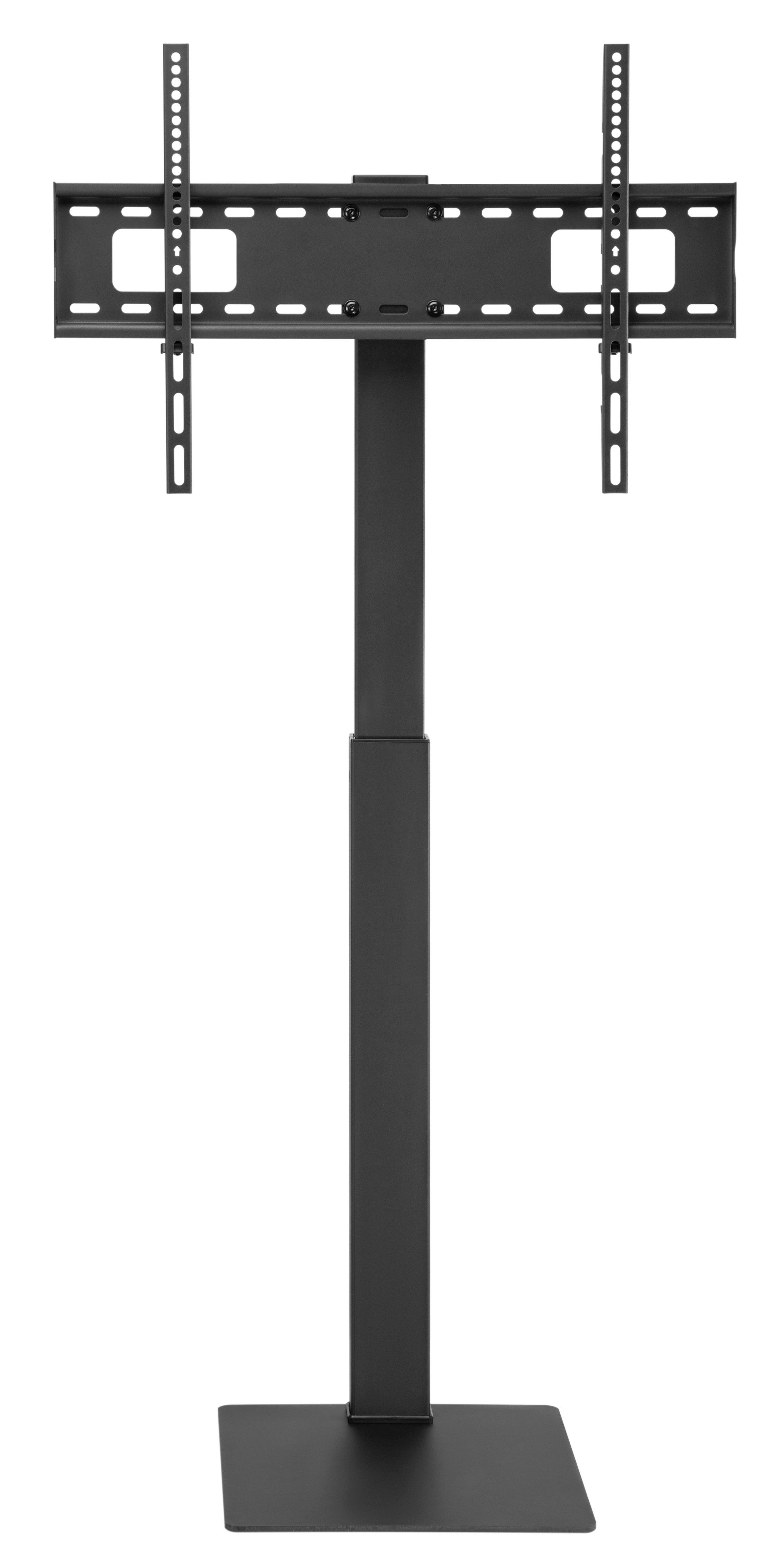 Xantron TV-Wandhalterung Bodenständer für Monitore 37-75", PREMIUM-TVBS03, (bis 70 Zoll, Edle Glasplatte, höhenverstellbar, schwenkbar)