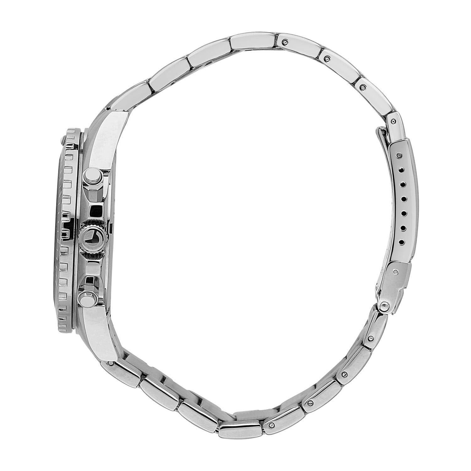 Sector Quarzuhr Sector Herren Armbanduhr Chrono, (Chronograph), Herren Armbanduhr rund, groß (ca. 50,2x43mm), Edelstahlarmband silber