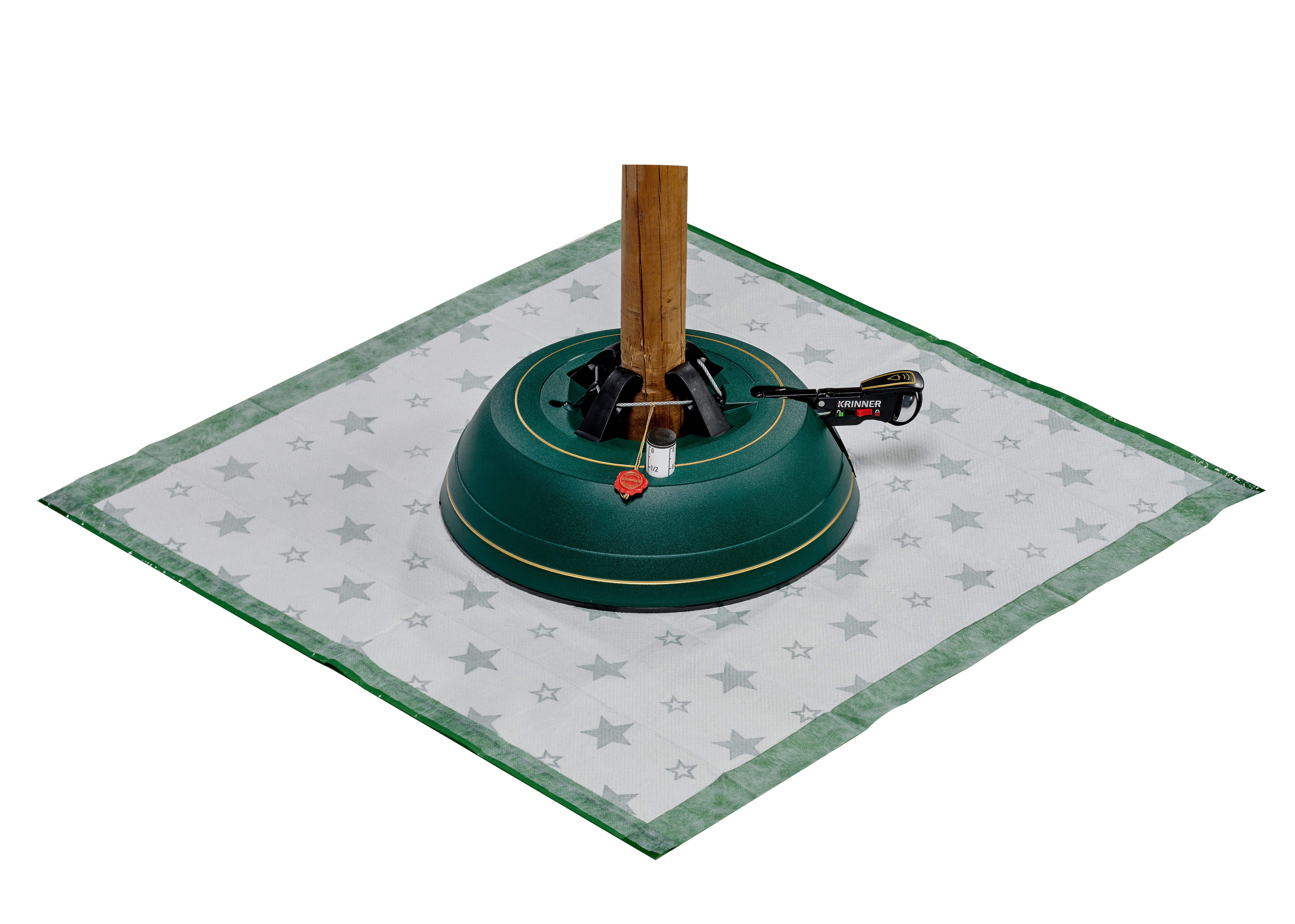 Krinner Christbaumständer Christbaum Unterlegdecke Grün (1-tlg)