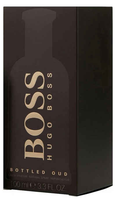 BOSS Eau de Parfum »Hugo Boss Bottled Oud 100 ml Eau de Parfum Spray Herren Neu in Folie«, Eau de Parfum