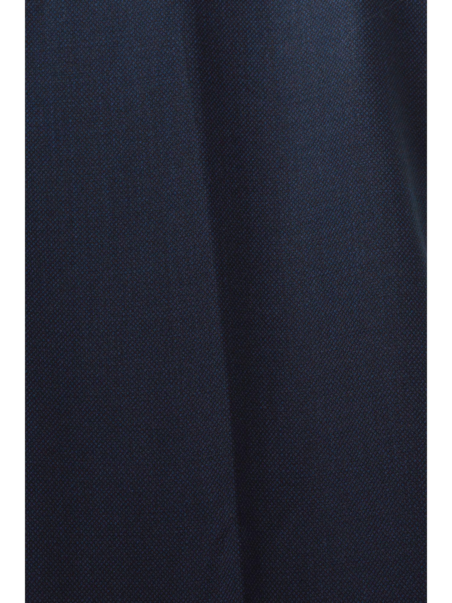 Esprit Collection Anzughose Mix & NAVY Anzughose Birdseye-Muster mit Match
