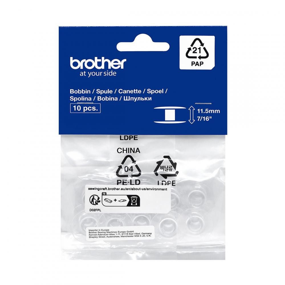Brother Fadenspule - Nähmaschinen-Spulen original 10 Stk. günstig online kaufen