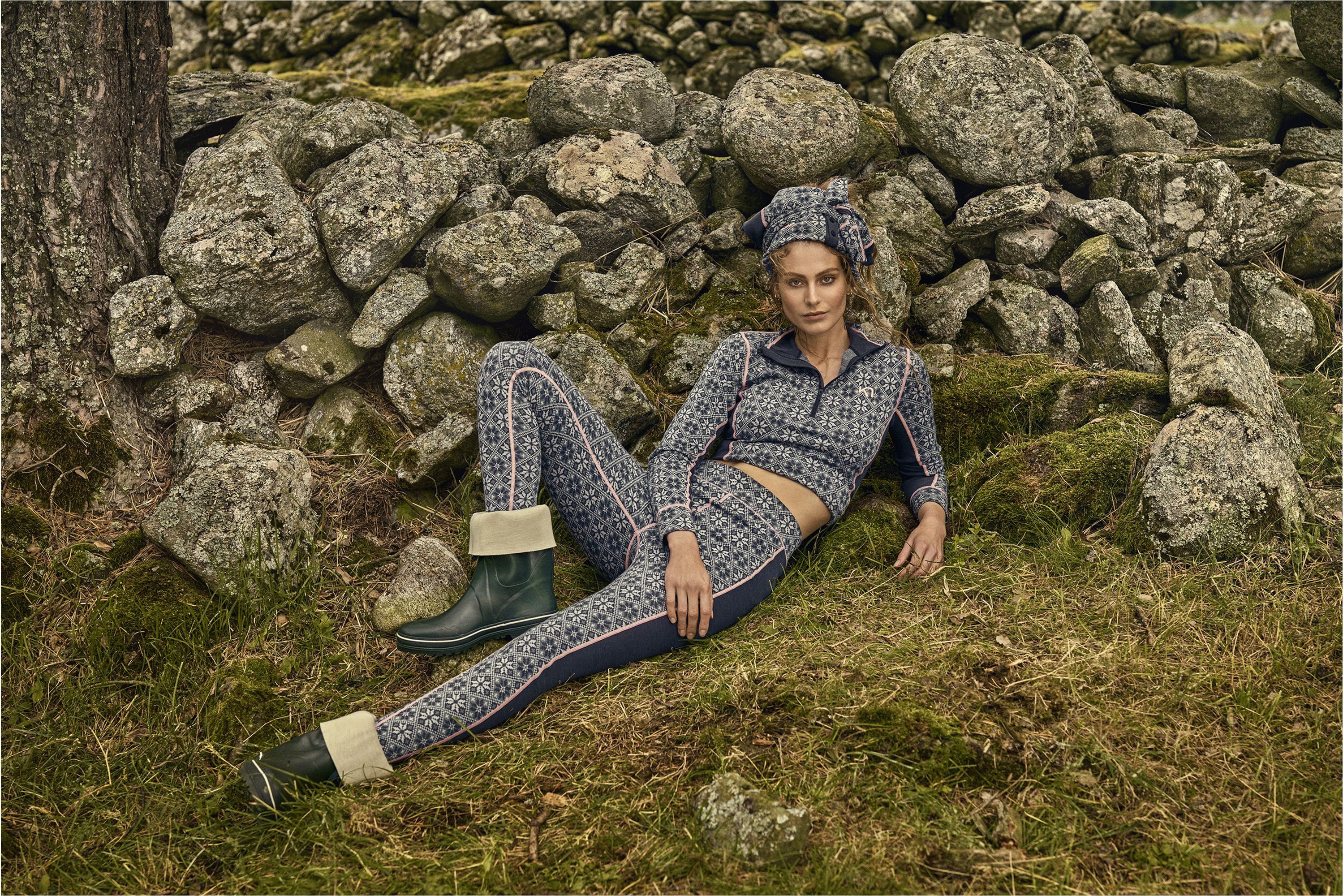 Kari Traa Stoffhose Rose mit atmungsaktiver Wolle