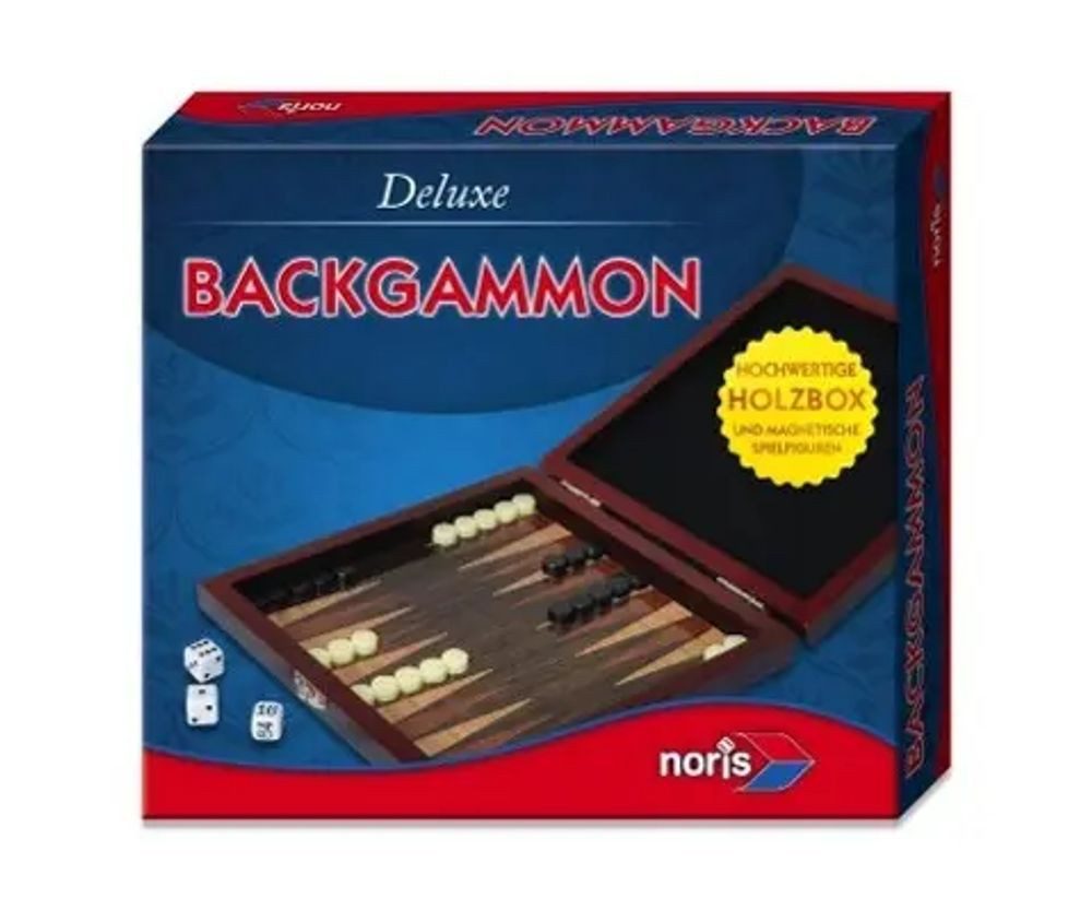 Noris Spiel Deluxe Reisespiel Backgammon