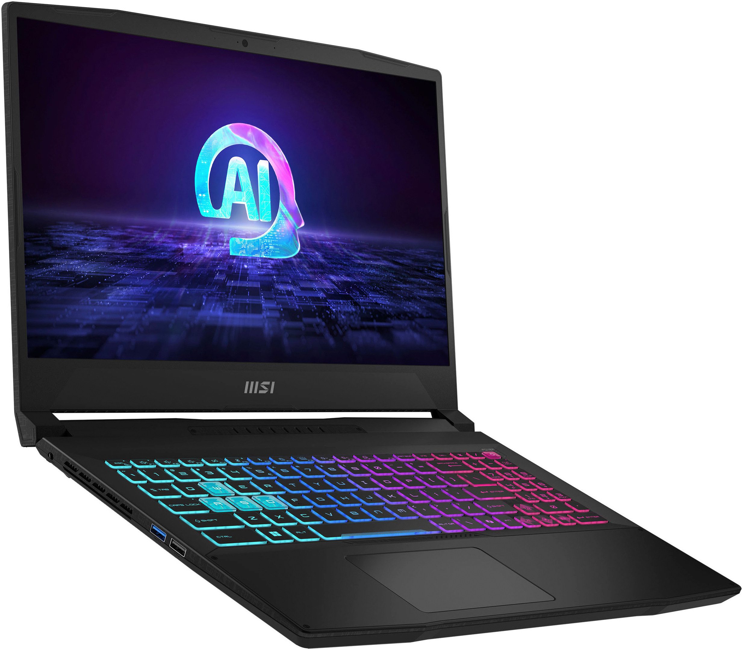 MSI Katana A15 AI B8VG-490 Gaming-Notebook (39,6 cm/15,6 Zoll, AMD Ryzen 9 8945HS, GeForce RTX 4070, 16 GB, 1000 GB SSD) – Bild 4 von 5