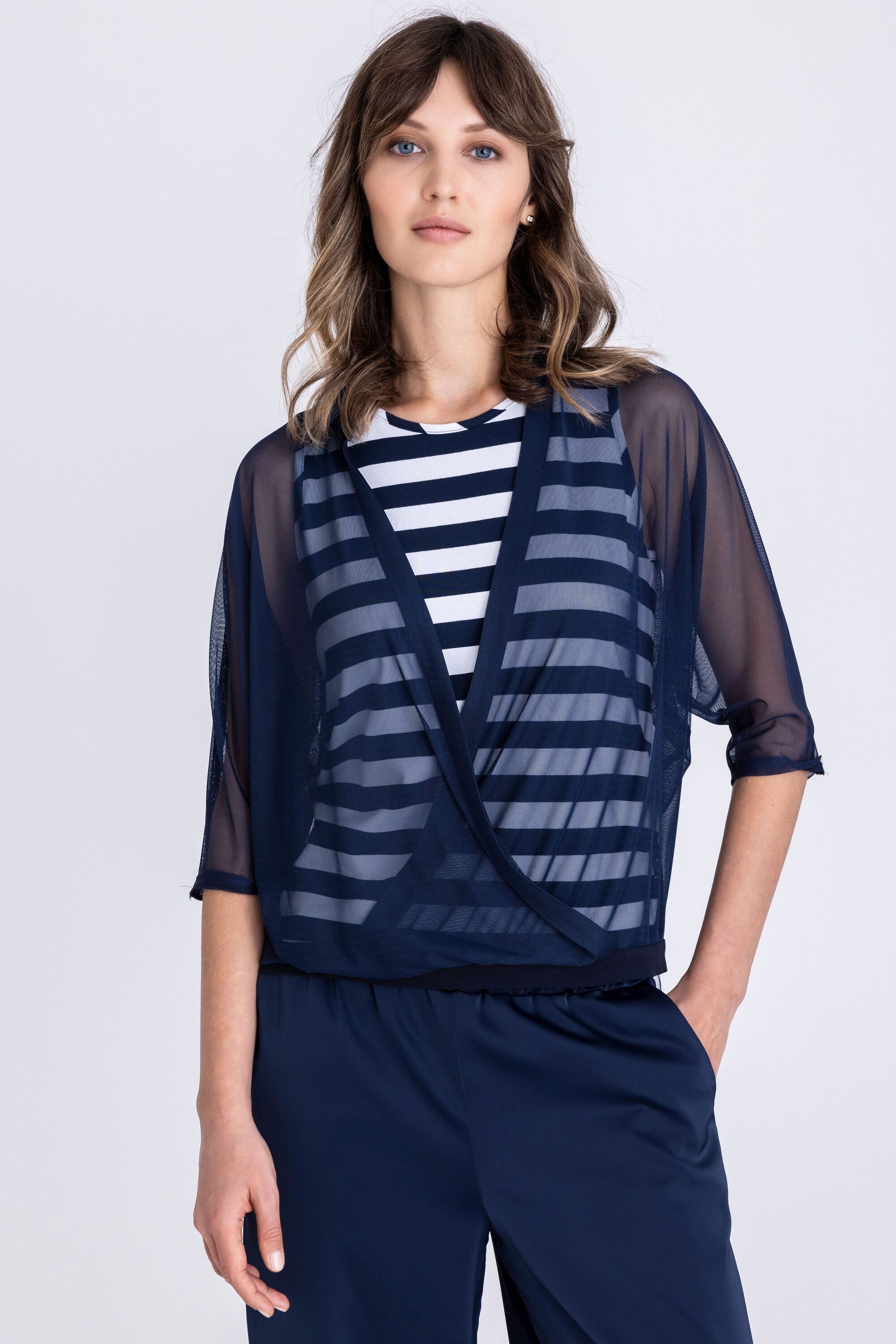 TUZZI T-Shirt mit Wickeloptik