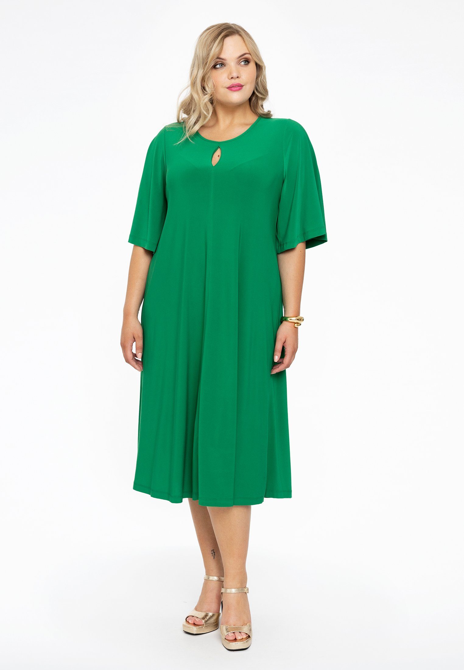 YOEK A-Linien-Kleid Damen Kleid Große Größen günstig online kaufen