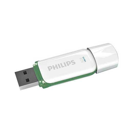 Philips »Snow« USB-Stick (Lesegeschwindigkeit 55 MB/s, mit Befestigungsöse und LED-Anzeige)