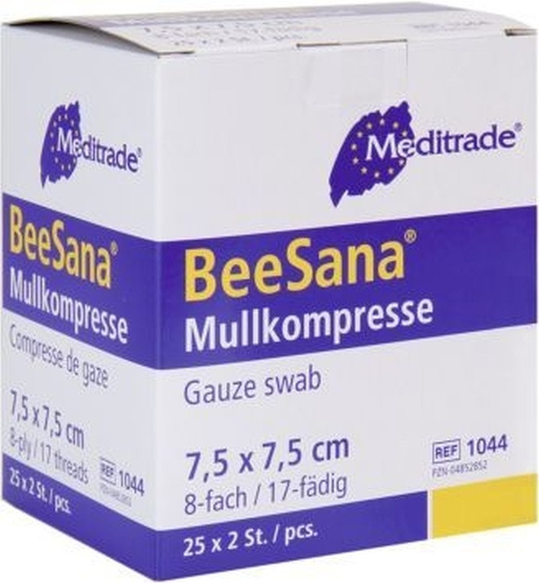 Söhngen Erste-Hilfe-Set Mullkompresse 7,5x7,5cm VE=2x25 Stück
