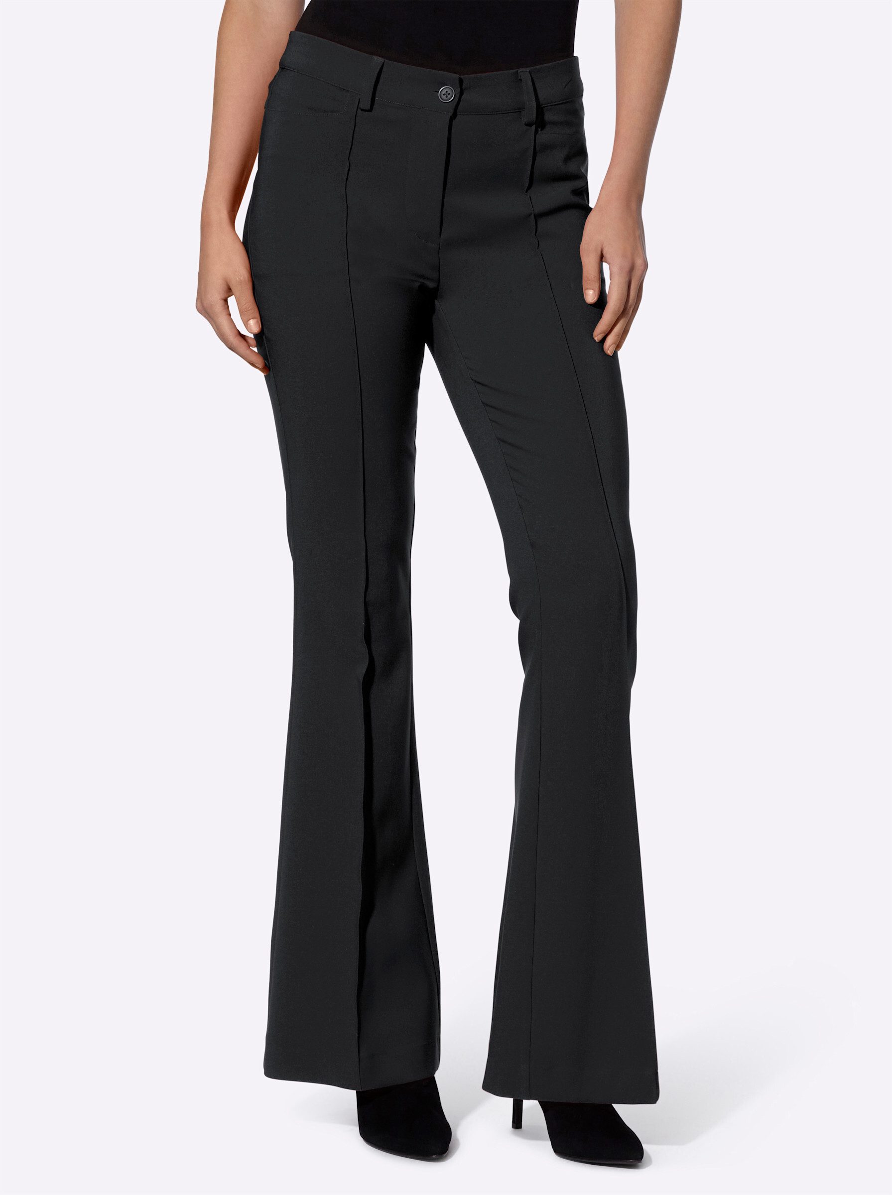 heine Jerseyhose Stretch-Hose Innenbeinlänge ca. 81 günstig online kaufen