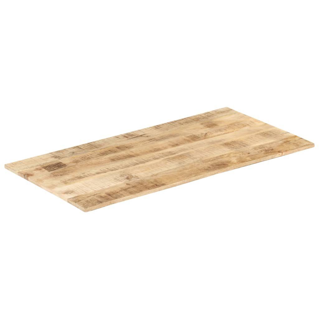 vidaXL Tischplatte Tischplatte Massivholz (1 Mango cm 15-16 mm 100x60 St)