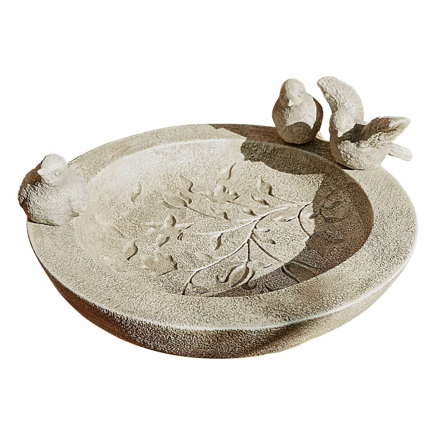 Gartenfigur Vogelbad Joalien creme