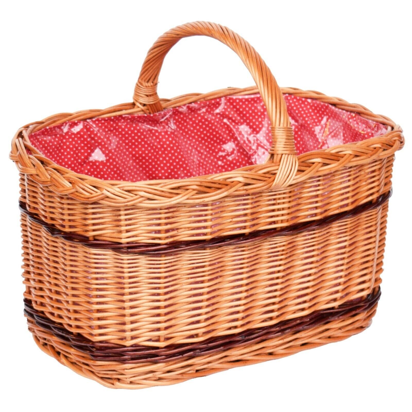 YULKA Einkaufskorb Weidenkorb CHEF Flechtkorb mit Henkel, festangebrachte, günstig online kaufen