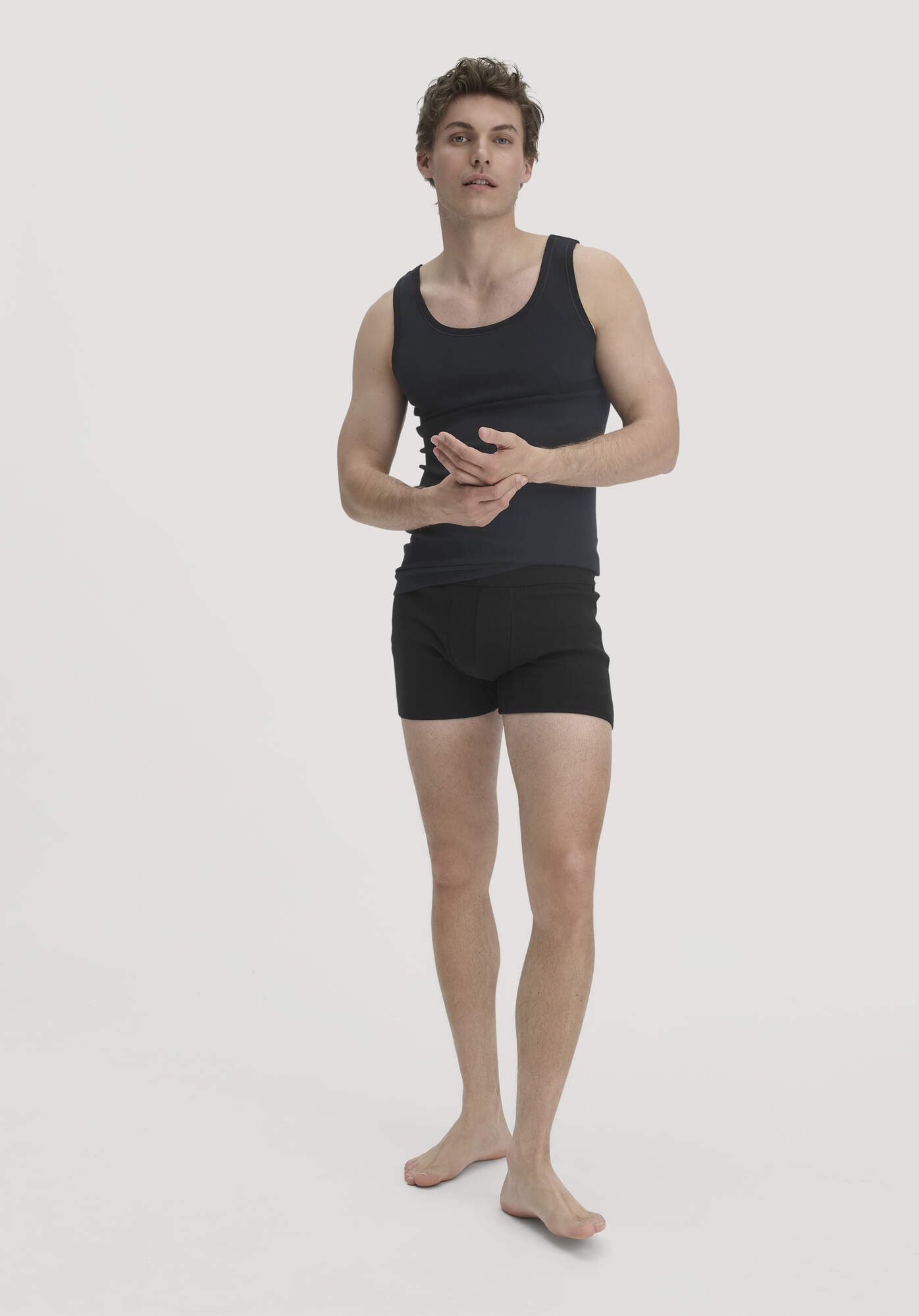 Hessnatur Boxershorts Regular Cut PURE NATURE aus reiner Bio-Baumwolle (1-St)