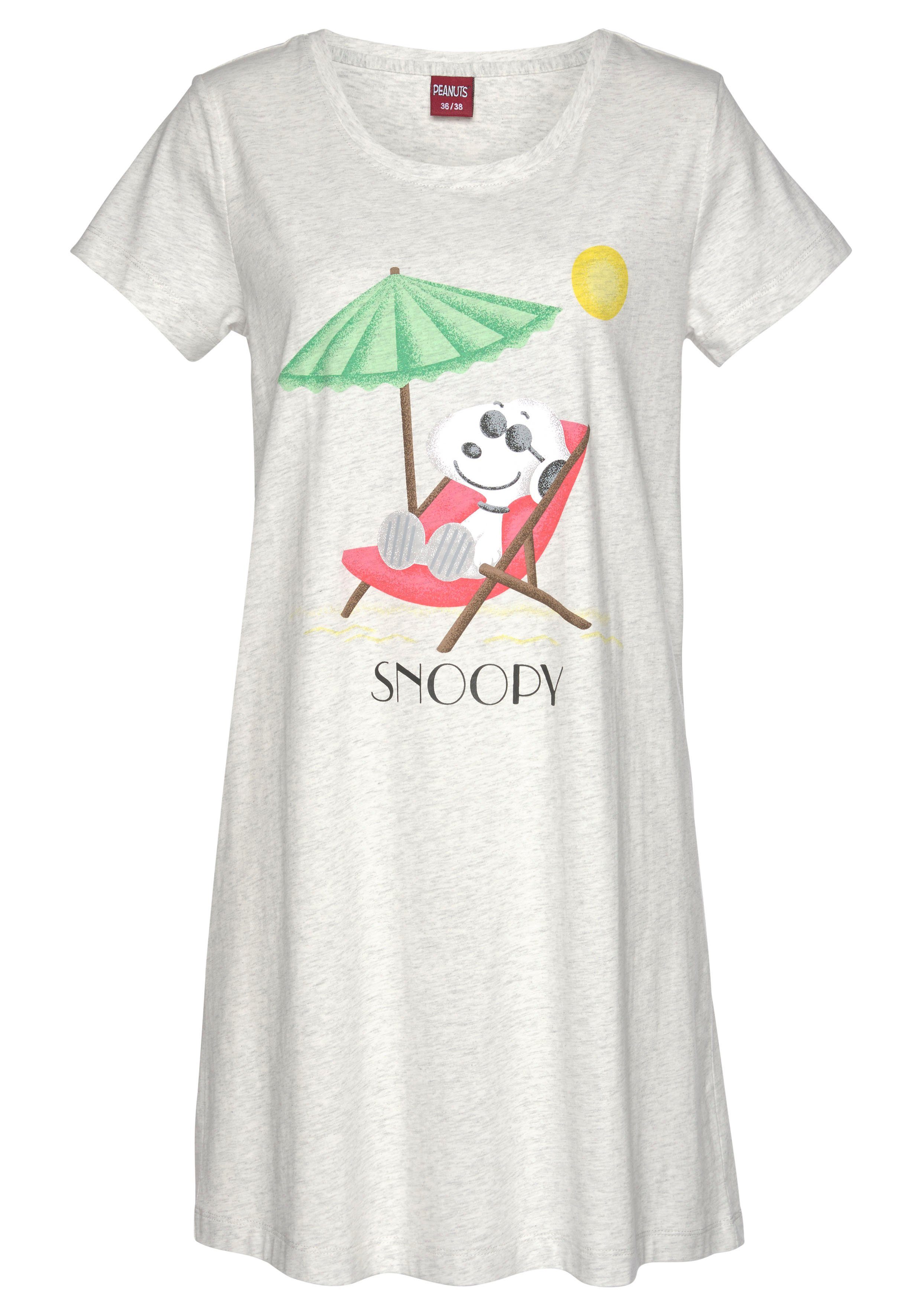 Sleepshirt Snoopy-Druck mit zum Wohlfühlen PEANUTS