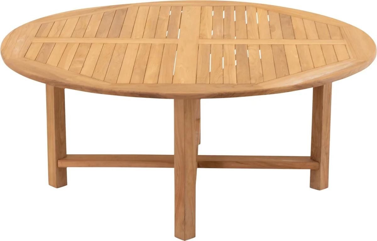 Natur24 Gartentisch Tafel Tisch Teak Natur 180 x 180 x 75 cm