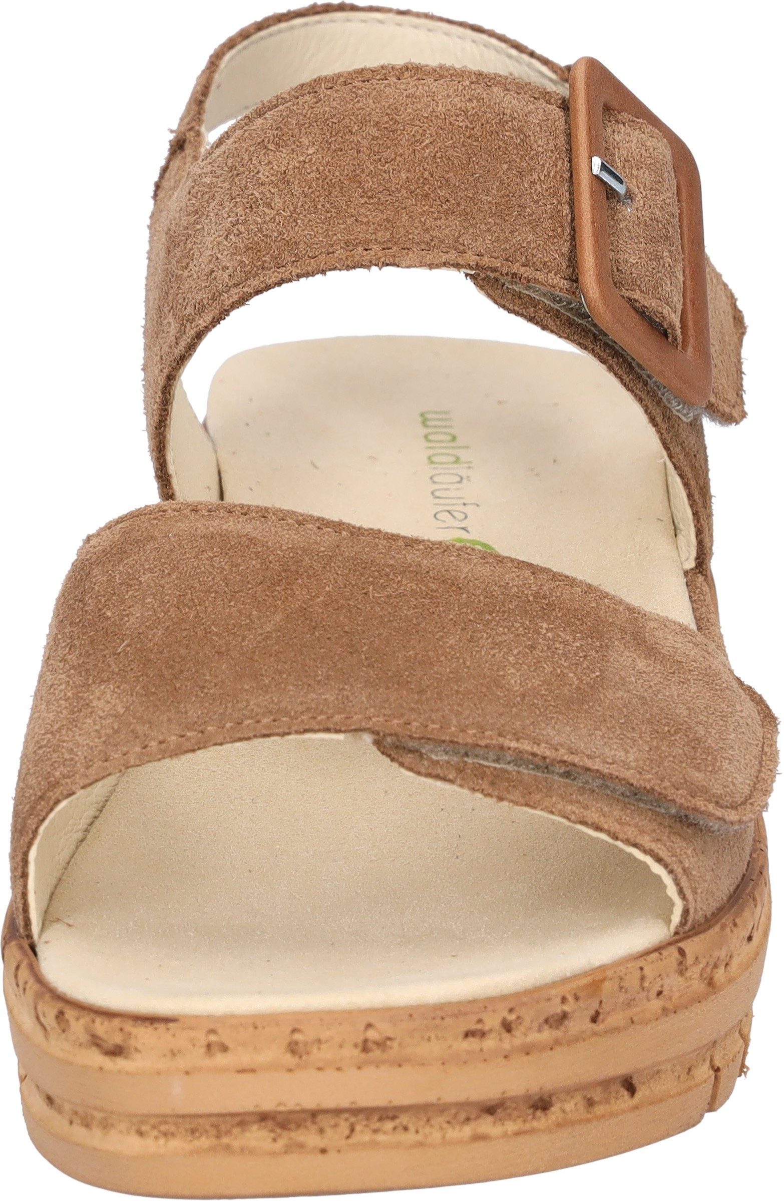 Waldläufer K-ARLENE Plateausandaletten Sommerschuh, Klettsandale in Extraweite K für den kräftigen Fuß