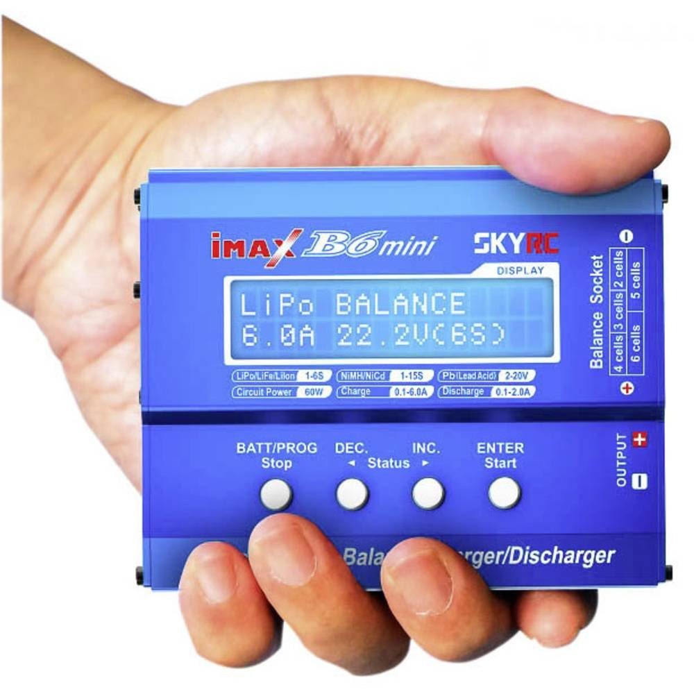 SkyRC Multifunktionsladegerät SK-100084 Modellbau-Ladegerät