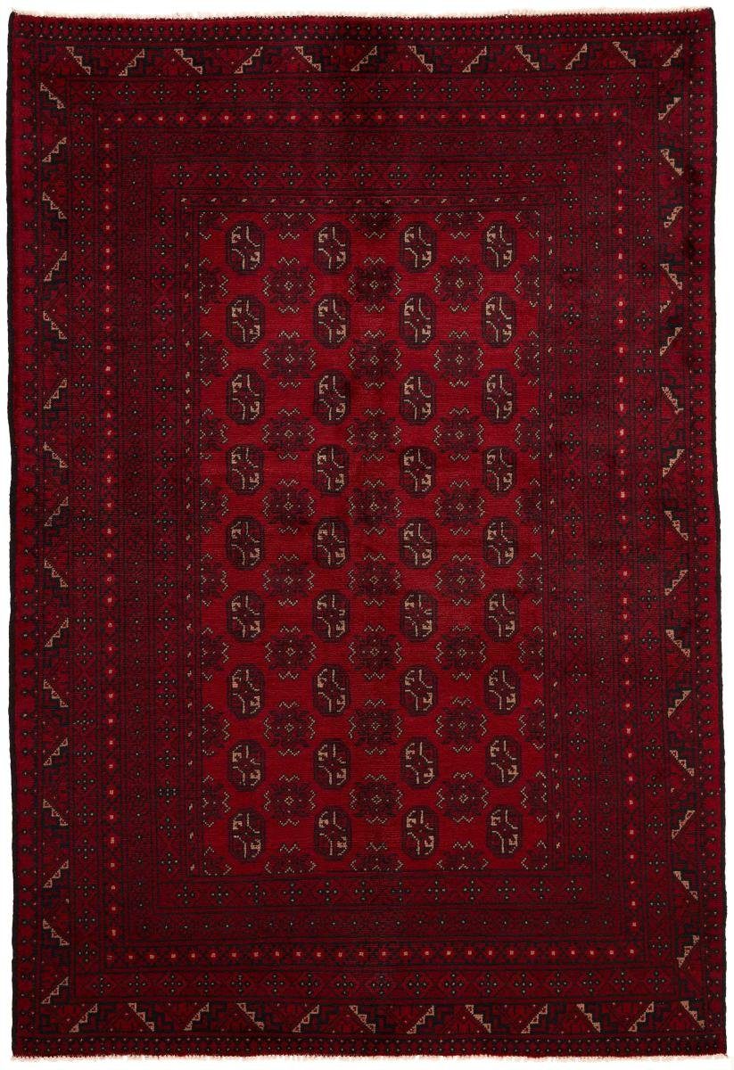 Orientteppich Afghan Akhche 163x237 Handgeknüpfter Orientteppich, Nain Trading, rechteckig, Höhe: 6 mm