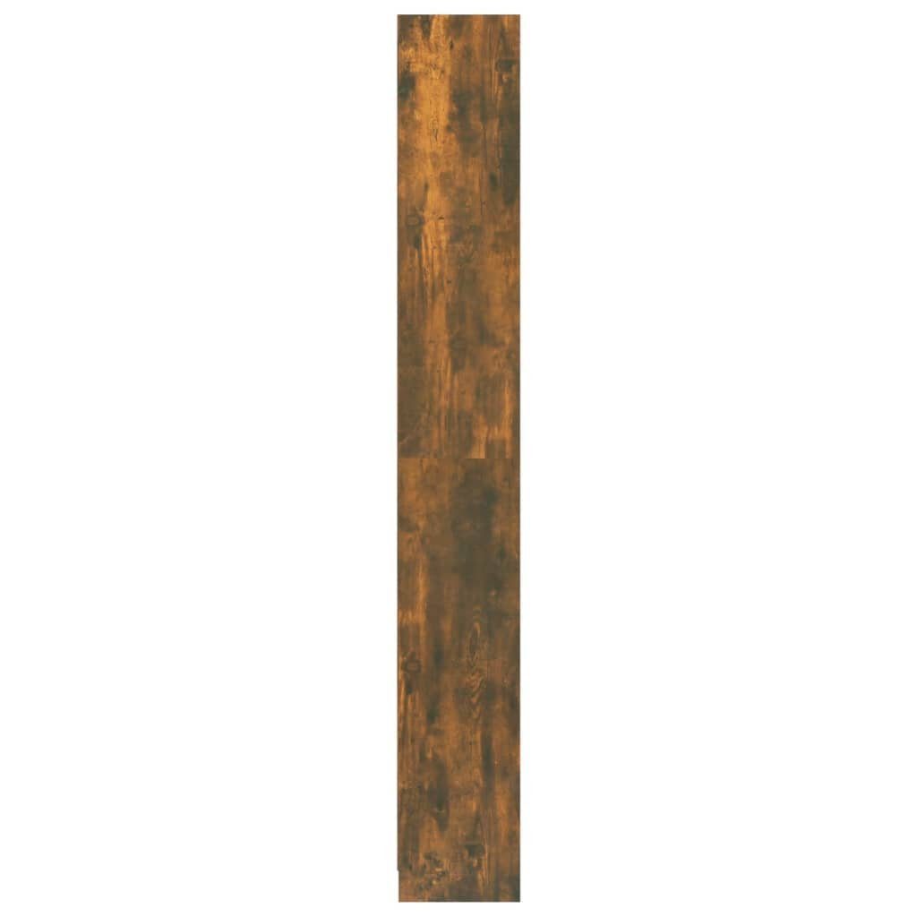Fächer Räuchereiche Holzwerkstoff 40x24x175 cm 5 furnicato Bücherregal
