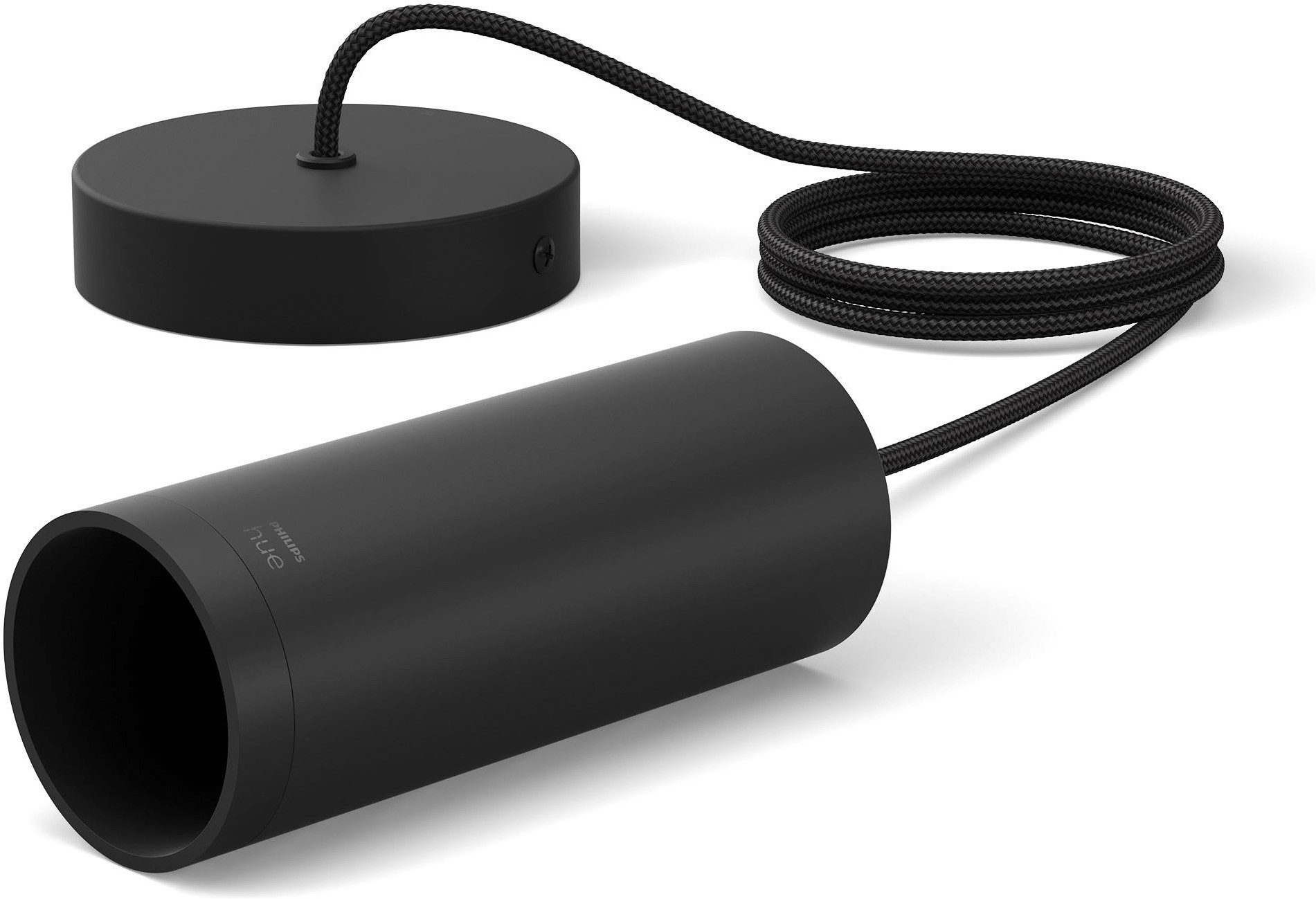 Philips Hue Pendelleuchte Schwarze Kordel E27 für Lightguide, ohne Leuchtmittel, ohne Leuchtmittel