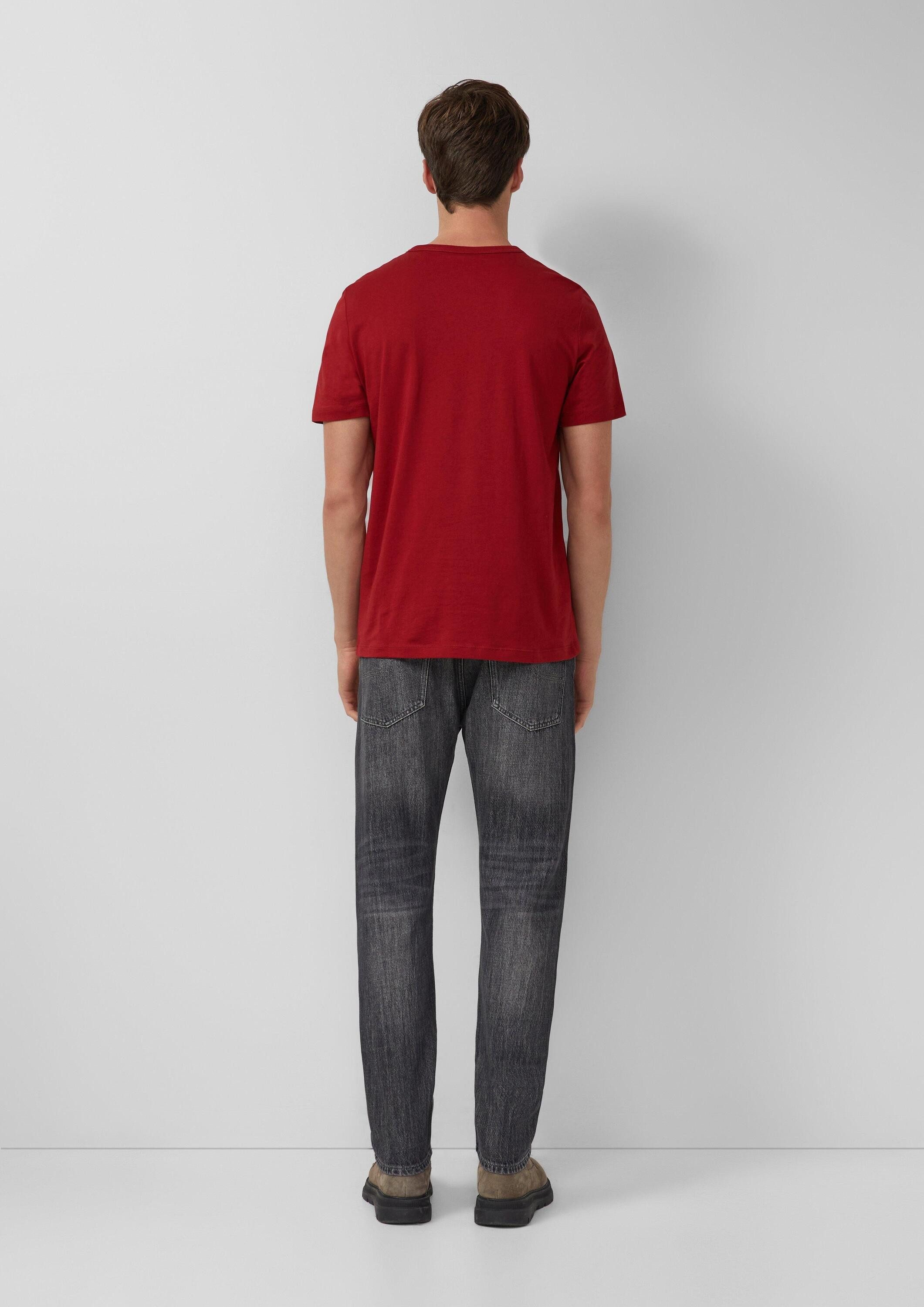 s.Oliver Kurzarmshirt T-Shirt T-Shirt mit Frontprint