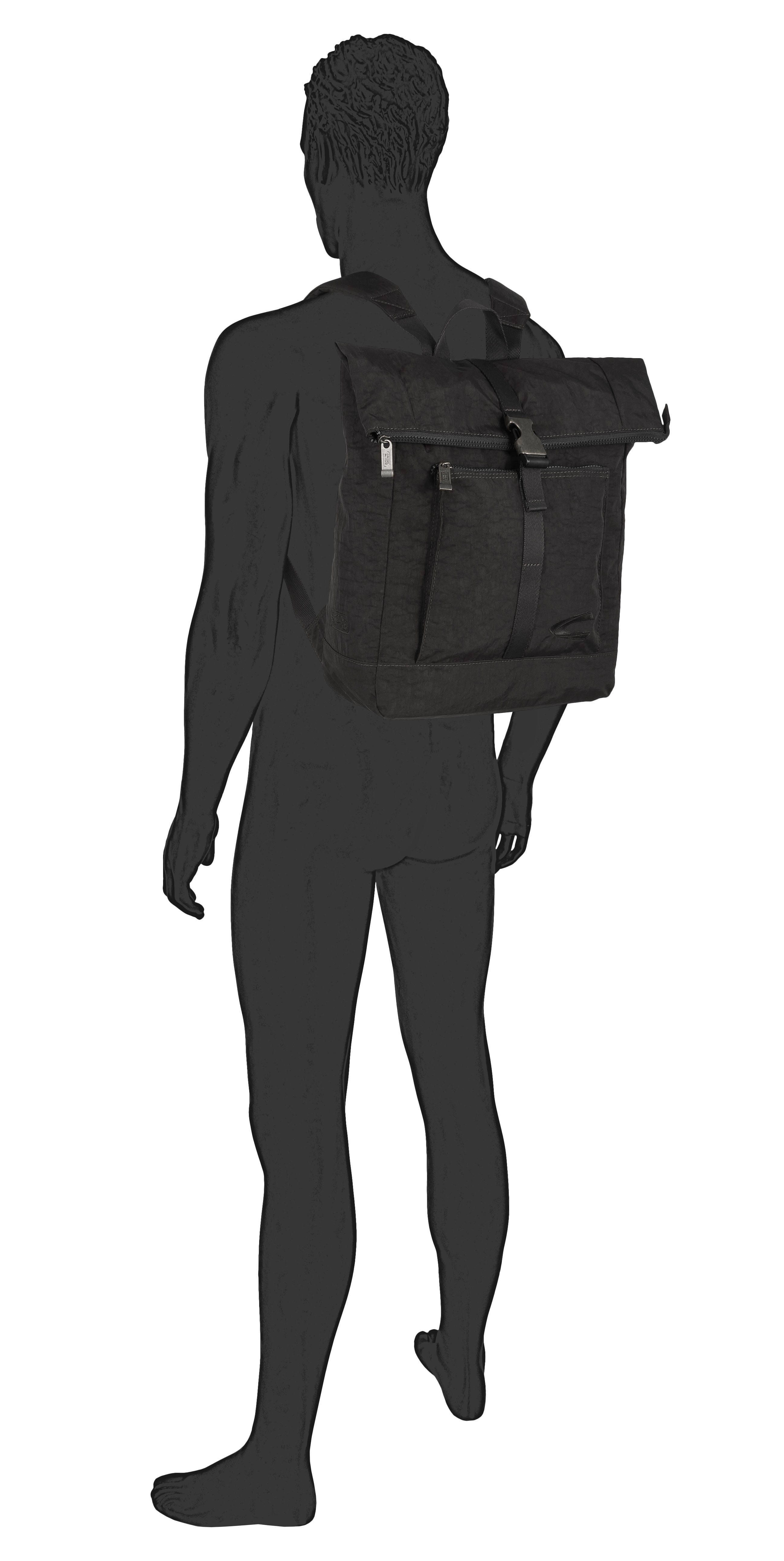 camel active Rucksack Journey, aus leichtem robusten Nylon, funktional perfekt für alle Lebenslagen