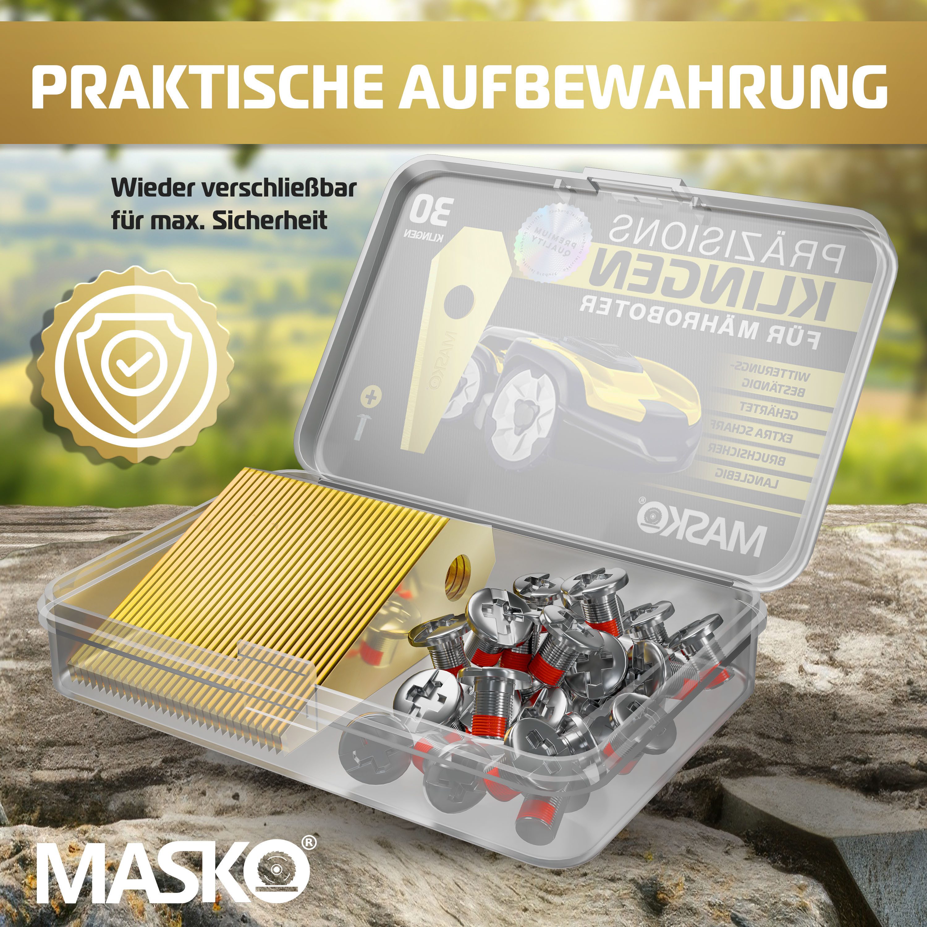 MASKO Mährobotermesser (30-St), Ersatzm...