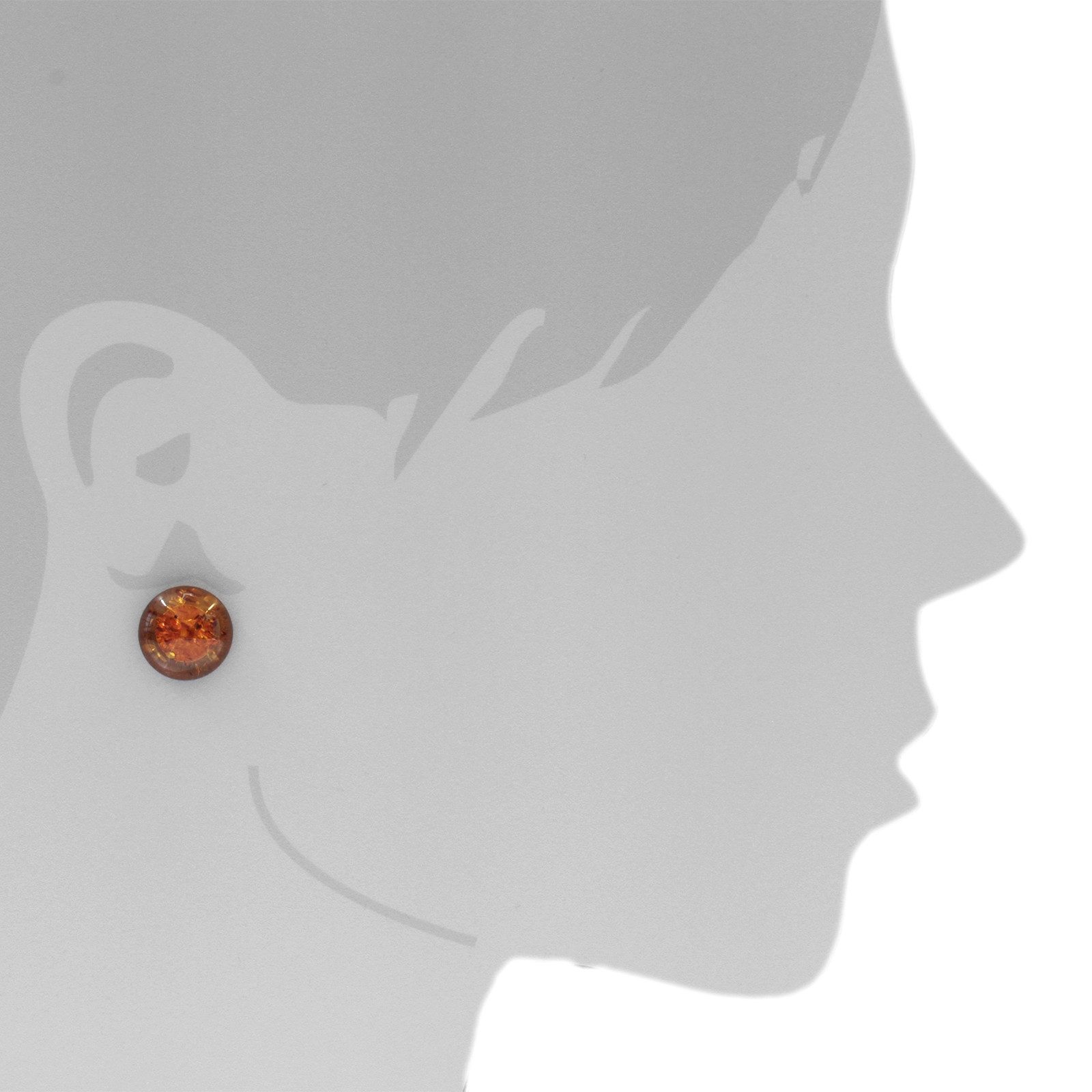 OSTSEE-SCHMUCK Paar Ohrstecker Ostsee-Schmuck Ohrstecker Klassisch 16 mm (2 günstig online kaufen