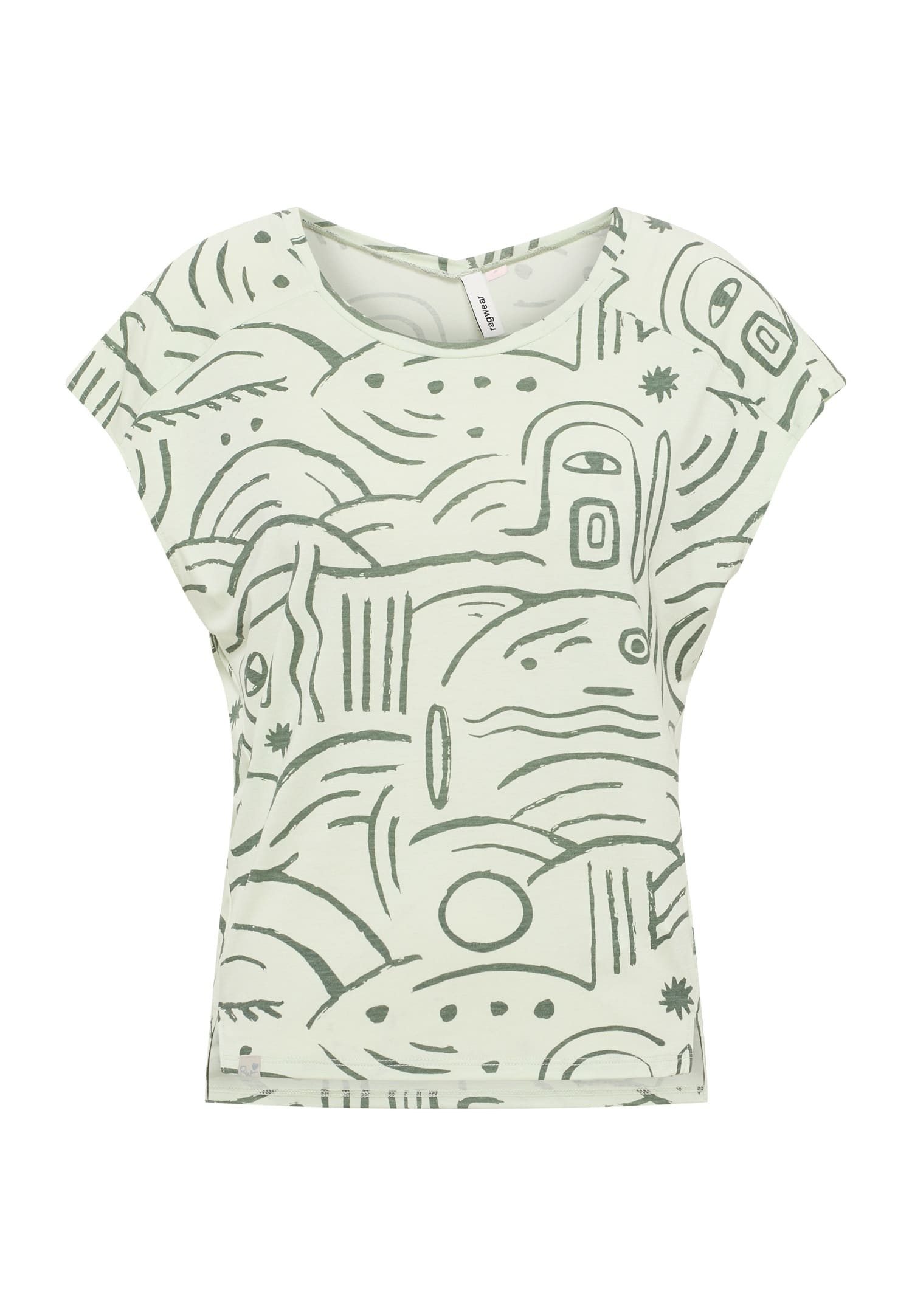 Ragwear T-Shirt GRATEEN PRINT (Packung, 1-tlg) günstig online kaufen