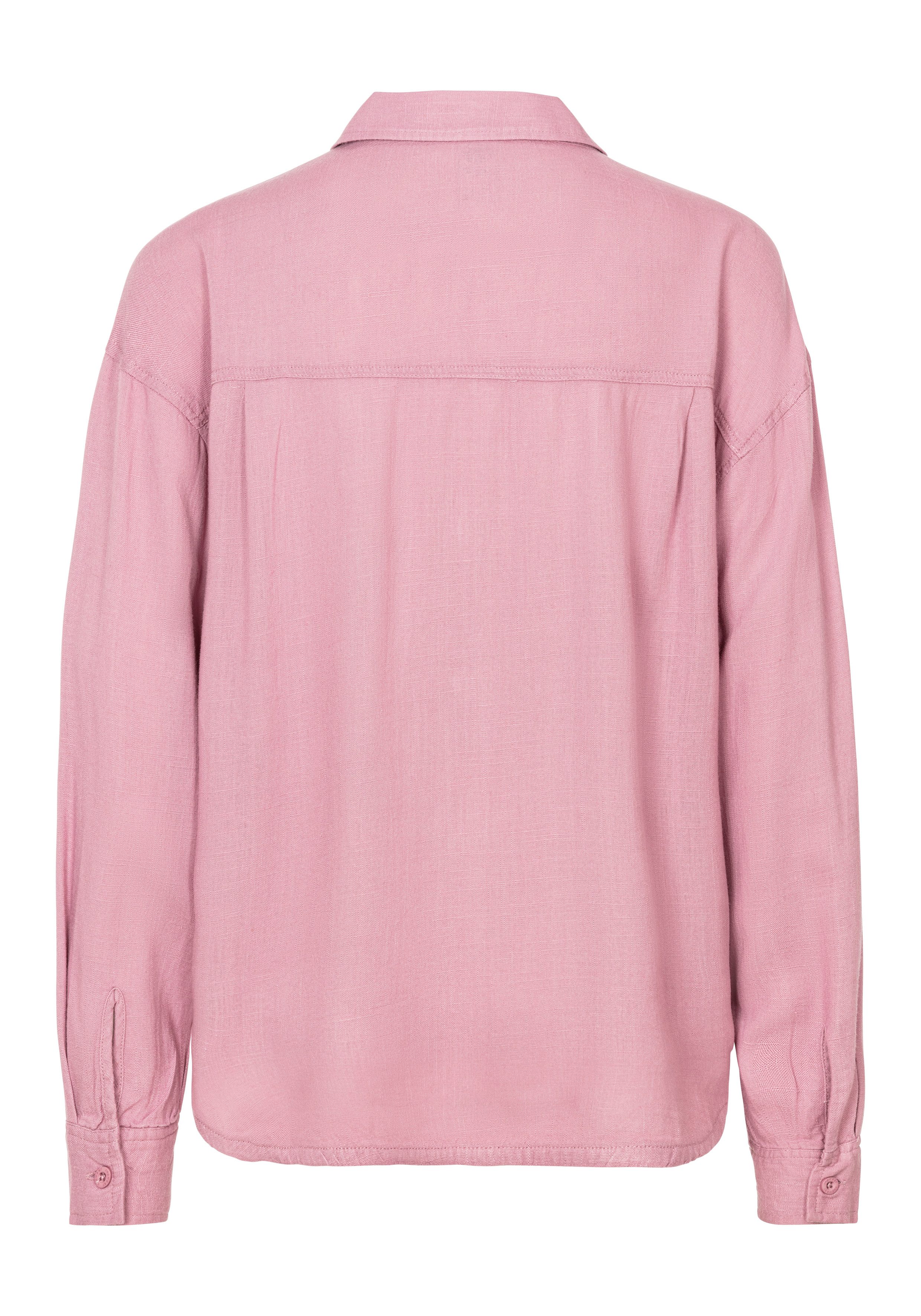 Ragwear Langarmshirt JOCASTA mit Leinen, relaxed fit